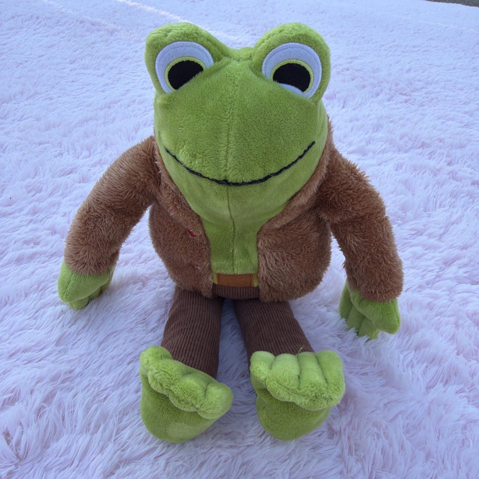 RARE Kohls Cares FROG Plushie Stuffed Stuffie Animal From Frog And Toad 🐸 
