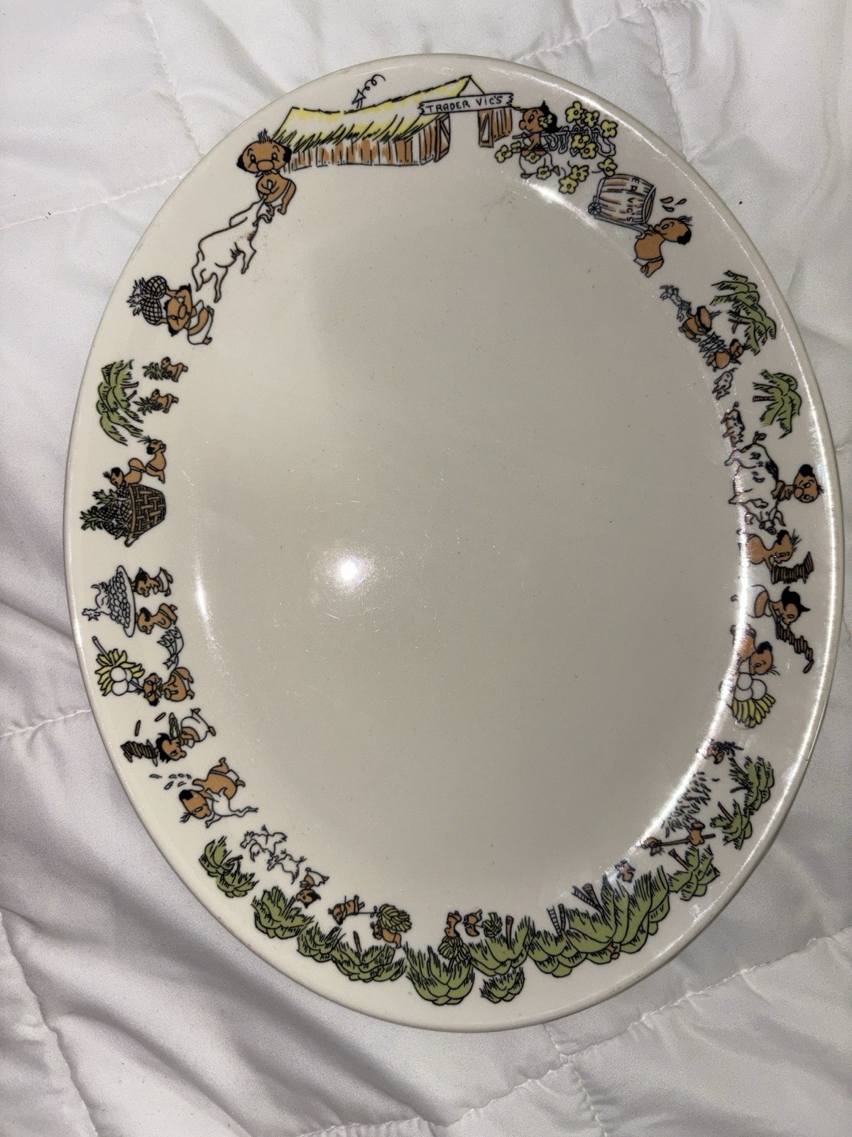 1971 Trader Vic’s Plate 1971 Trader Vic’s Plate