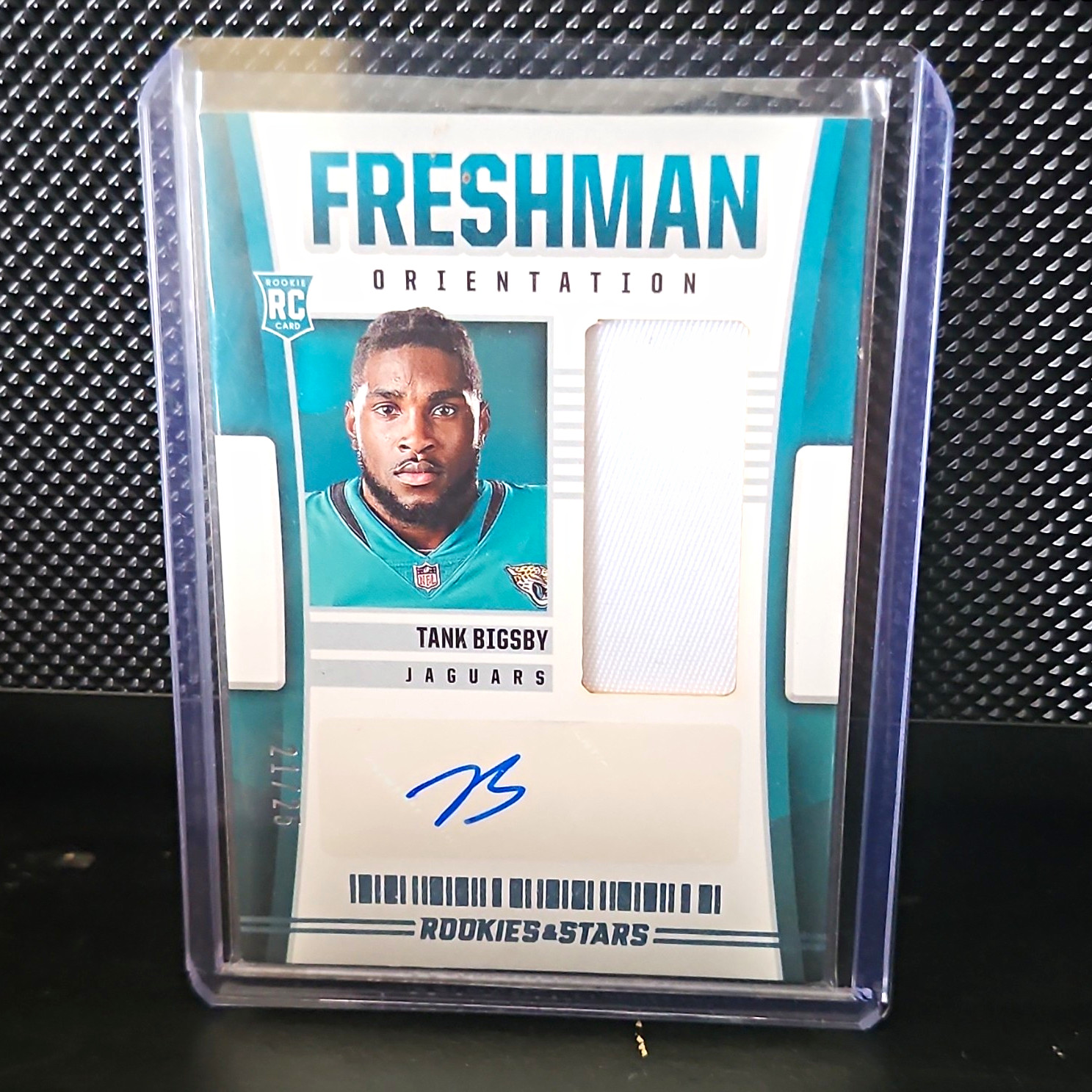 Panini 2023 Freshman Orientation Tank Bigsby Jags RC Auto Patch /25