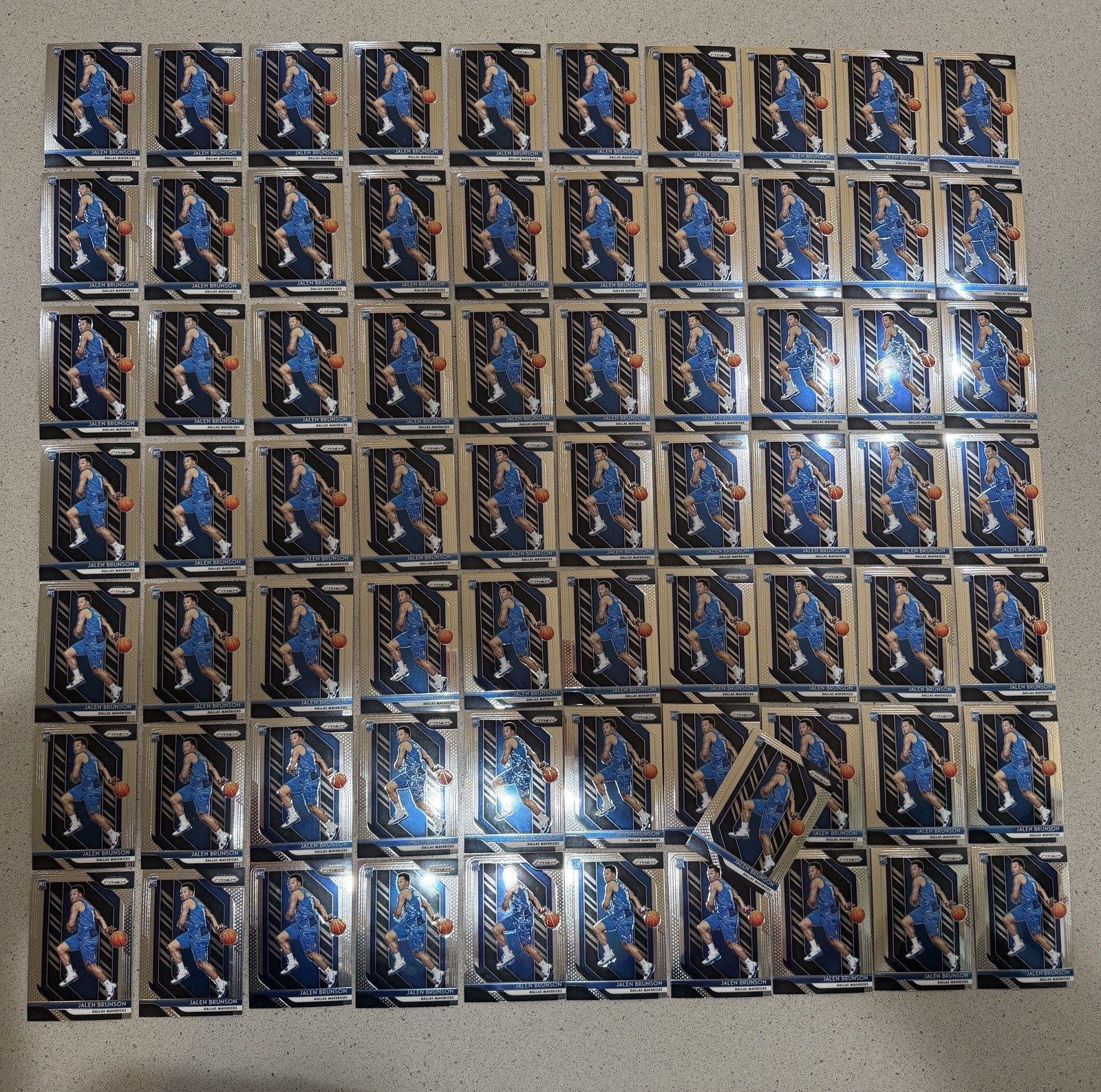 2018 Panini Prizm Jalen Brunson RC Rookie #250 Huge Lot 71 Cards NY KNICKS FMVP 2018 Panini Prizm Jalen Brunson RC Rookie #250 Huge Lot 71 Cards NY KNICKS FMVP