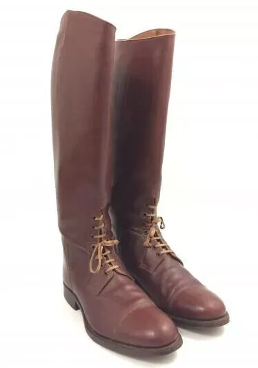 Great War Era British Officers Field leather long boots, All size Available Great War Era British Officers Field leather long boots, All size Available
