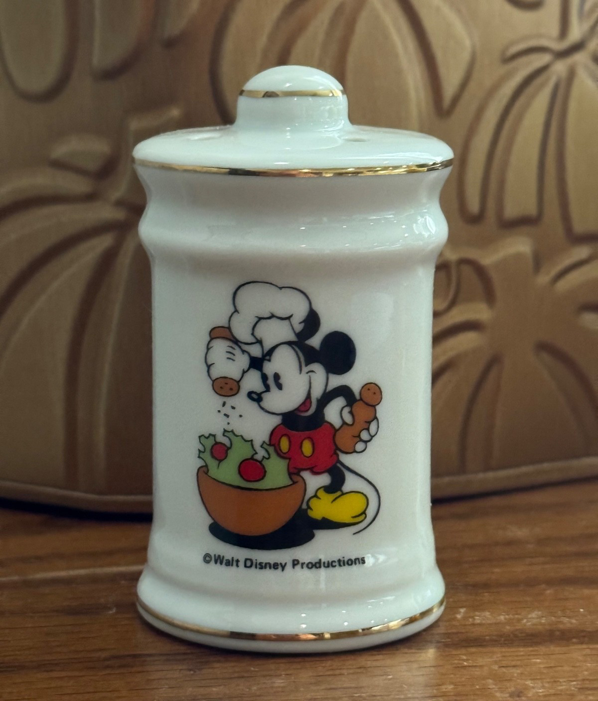 Vintage 1992 Disney Chef Mickey Mouse Ceramic Pepper Shaker Replacement Vintage 1992 Disney Chef Mickey Mouse Ceramic Pepper Shaker Replacement