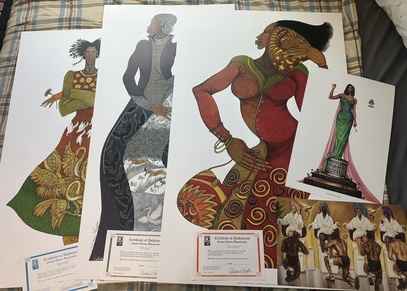 Charles Bibbs- Summer, Winter, Spring limited edition LOT Charles Bibbs- Summer, Winter, Spring limited edition LOT