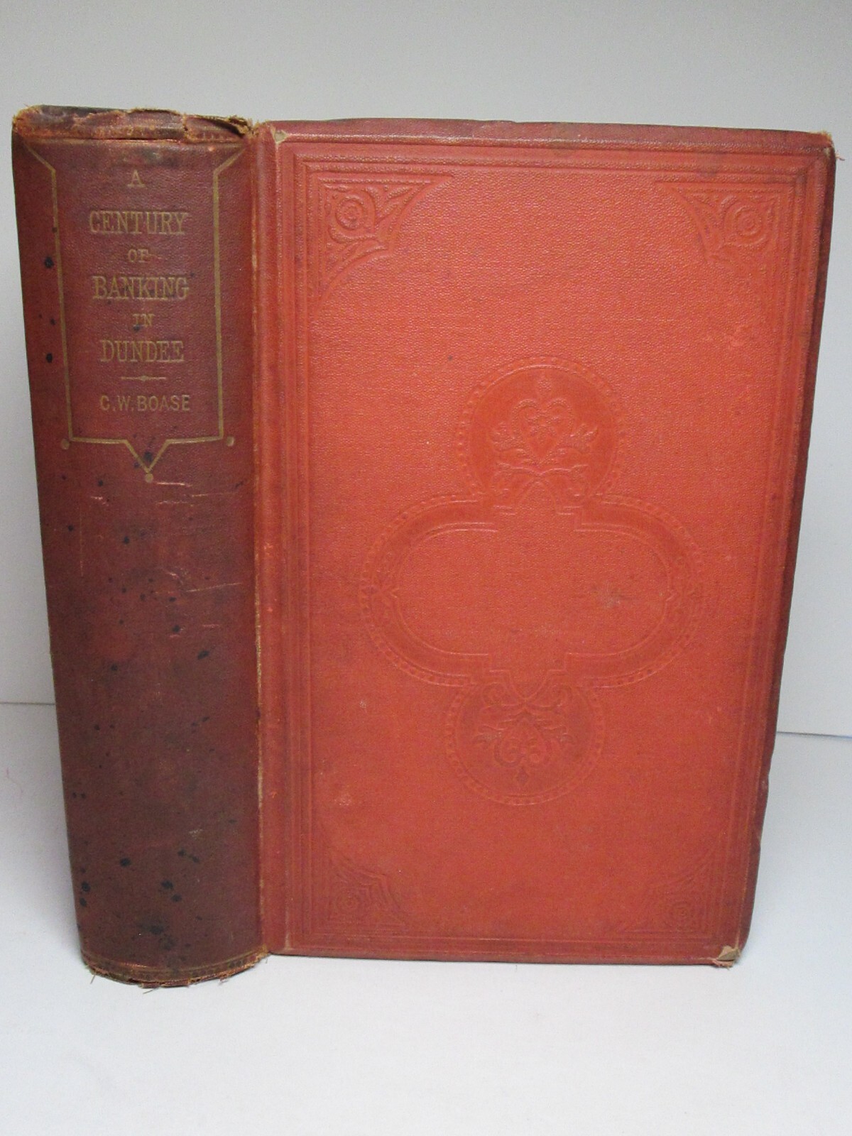 DUNDEE Scotland Banking 1764-1864 Antique 1867 Book Bank Company Boase Scottish