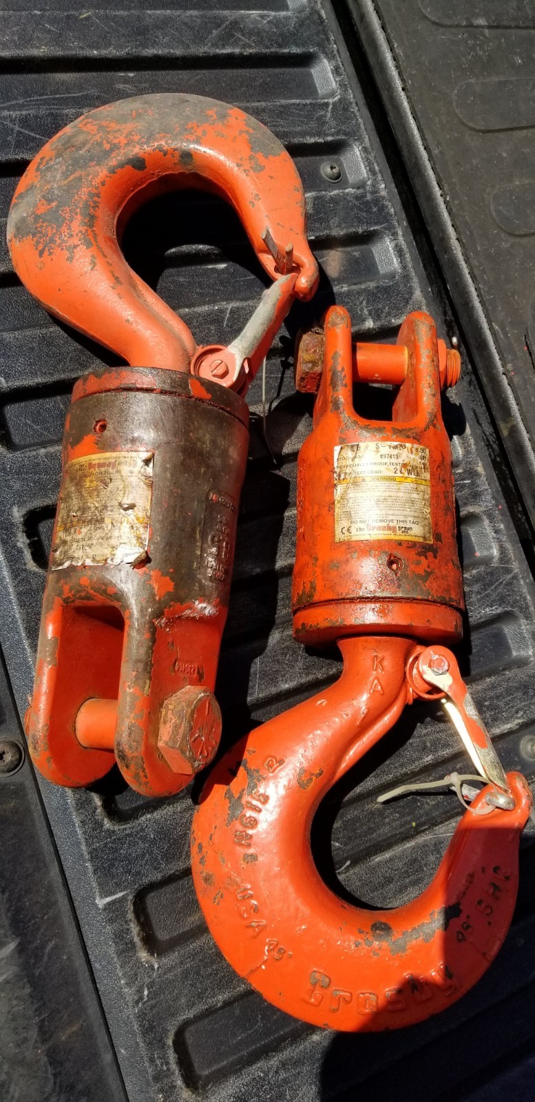 CROSBY S-1 8.5 TON WLL TAPERED ROLLER BEARING JAW SWIVEL HOOK 297413 USA πΊπ² CROSBY S-1 8.5 TON WLL TAPERED ROLLER BEARING JAW SWIVEL HOOK 297413 USA πΊπ²