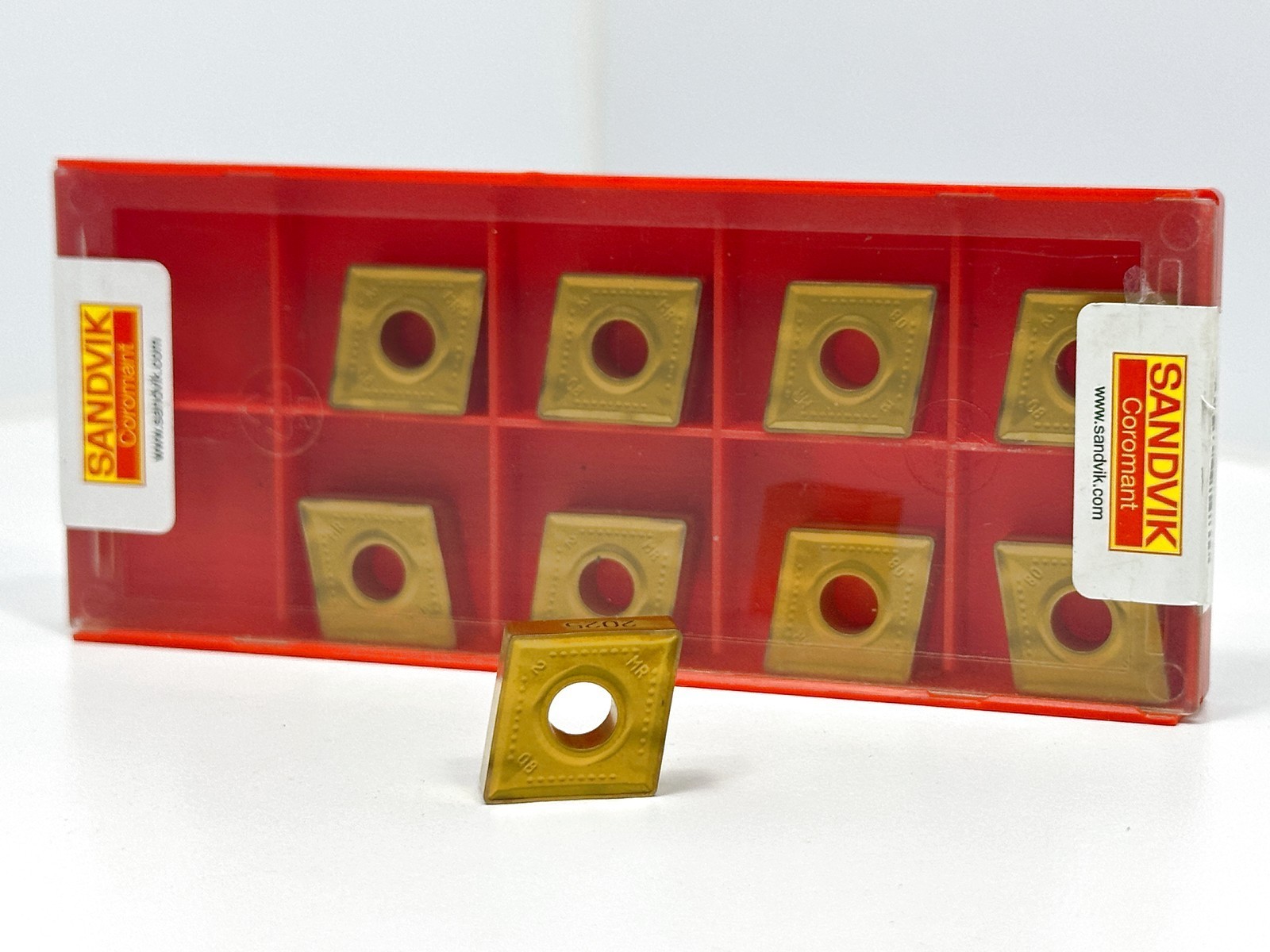 SANDVIK CNMM542-MR CNMM160608-MR New Carbide Inserts Grade 2025 9pcs