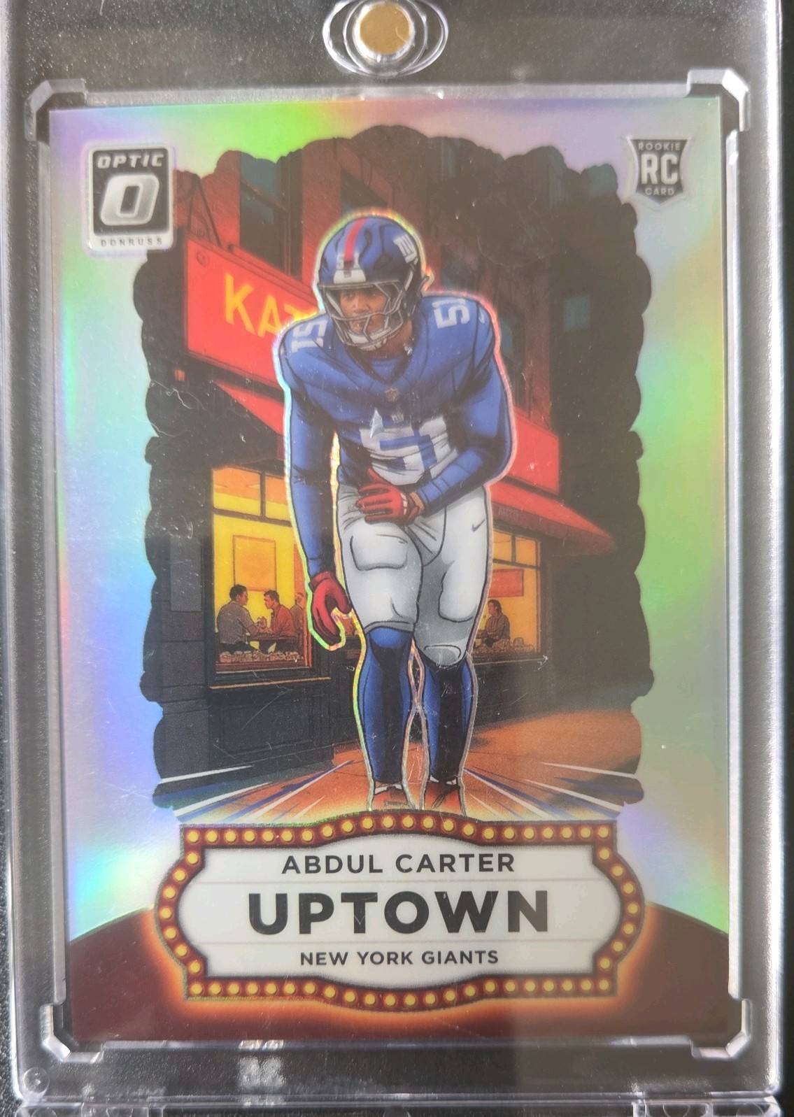 Panini 2025 Donruss Optic Football Uptown RC #1 Abdul Carter New York Giants. Panini 2025 Donruss Optic Football Uptown RC #1 Abdul Carter New York Giants.