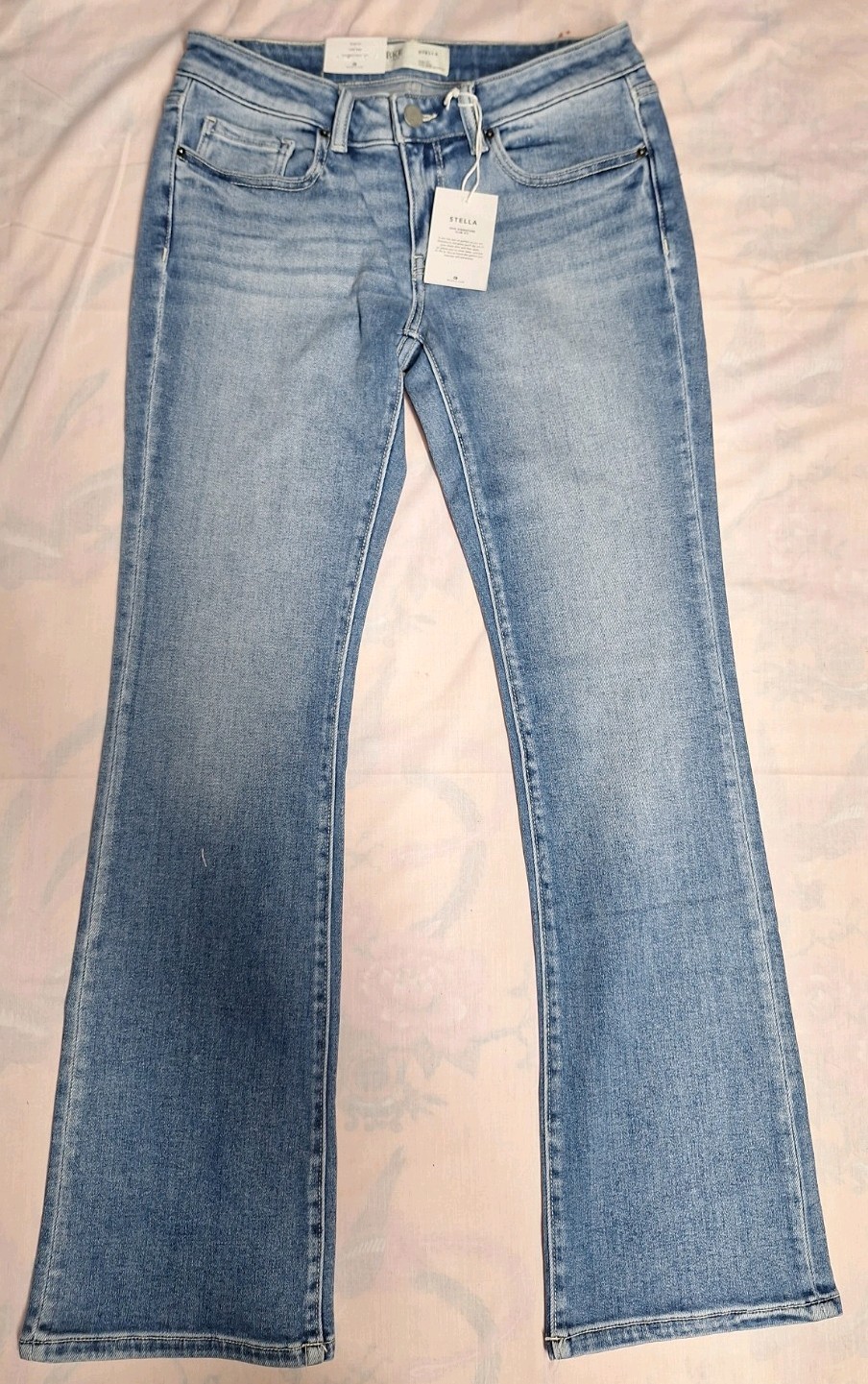 BKE Stella Tailored Bootcut Jeans Womens 28R High Stretch NWT Medium Wash