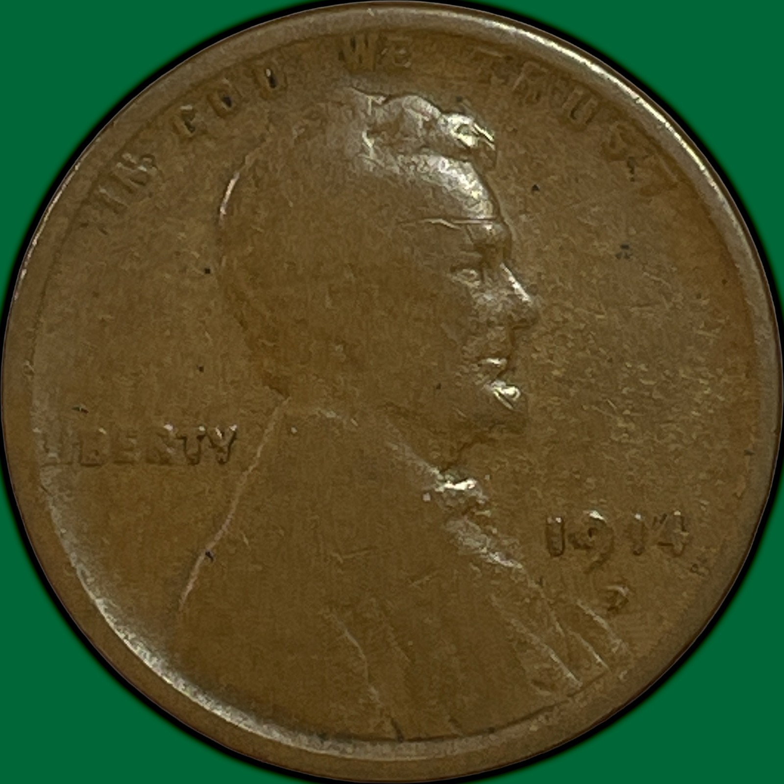 1914-D Lincoln Wheat Cent Good G Coin #48487