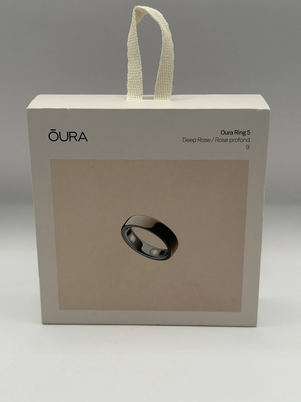 Brand New Oura Ring 5 Deep Rose Size 9 Smart Ring Factory Sealed Brand New Oura Ring 5 Deep Rose Size 9 Smart Ring Factory Sealed