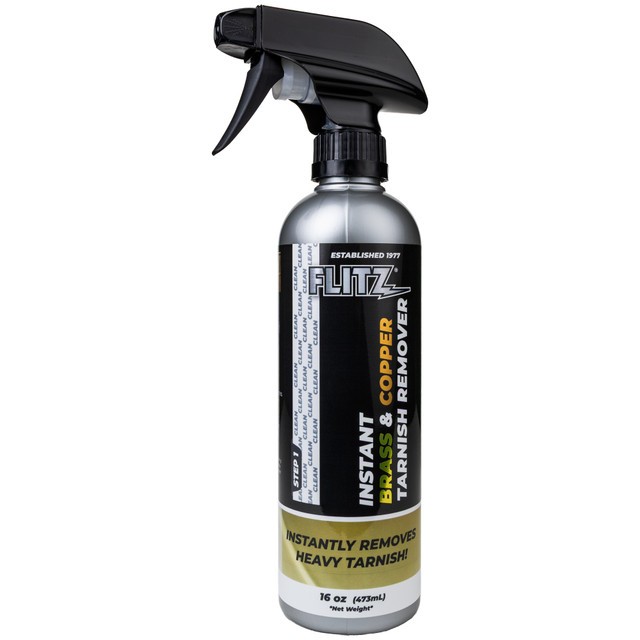 FLITZ Brass & Copper Tarnish Remover 16oz/473ml Trigger Spray Bottle (SEE VIDEO) FLITZ Brass & Copper Tarnish Remover 16oz/473ml Trigger Spray Bottle (SEE VIDEO)