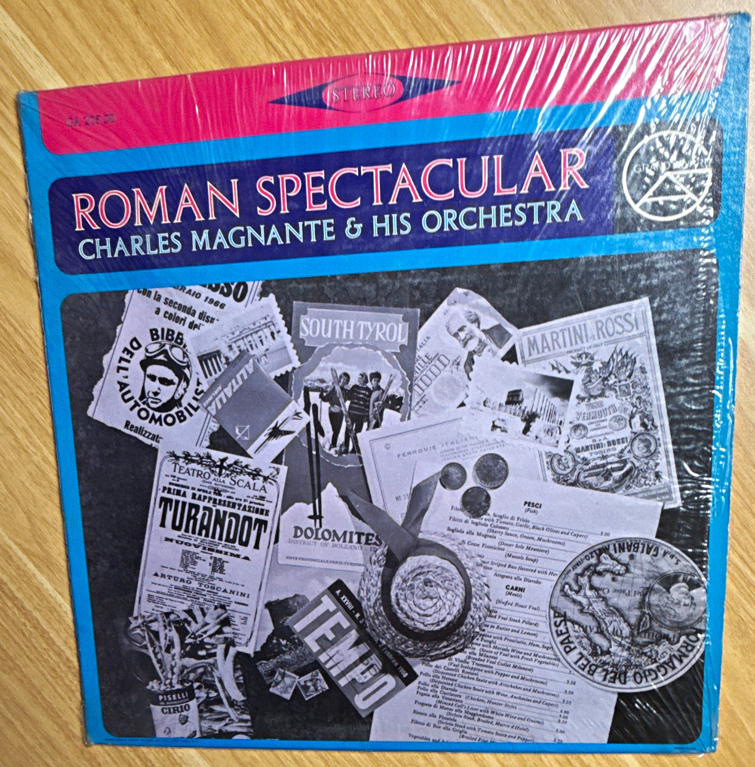 Charles Magnante & His Orchestra ROMAN SPECTACULAR Grand Award GA 205 SD LP