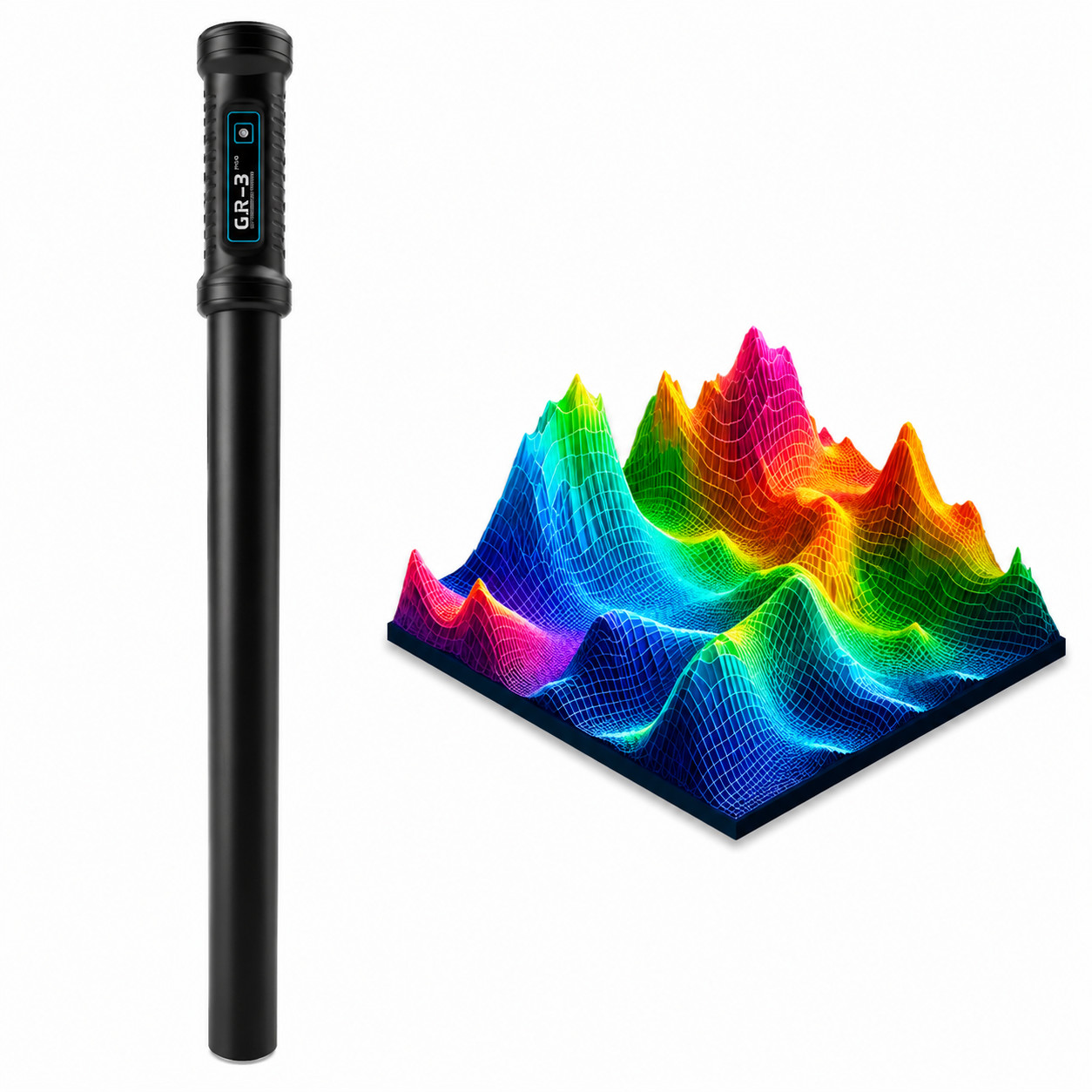 GROUNDTECH GR3 Deep Seeking 3D Metal Detector – Single Sensor