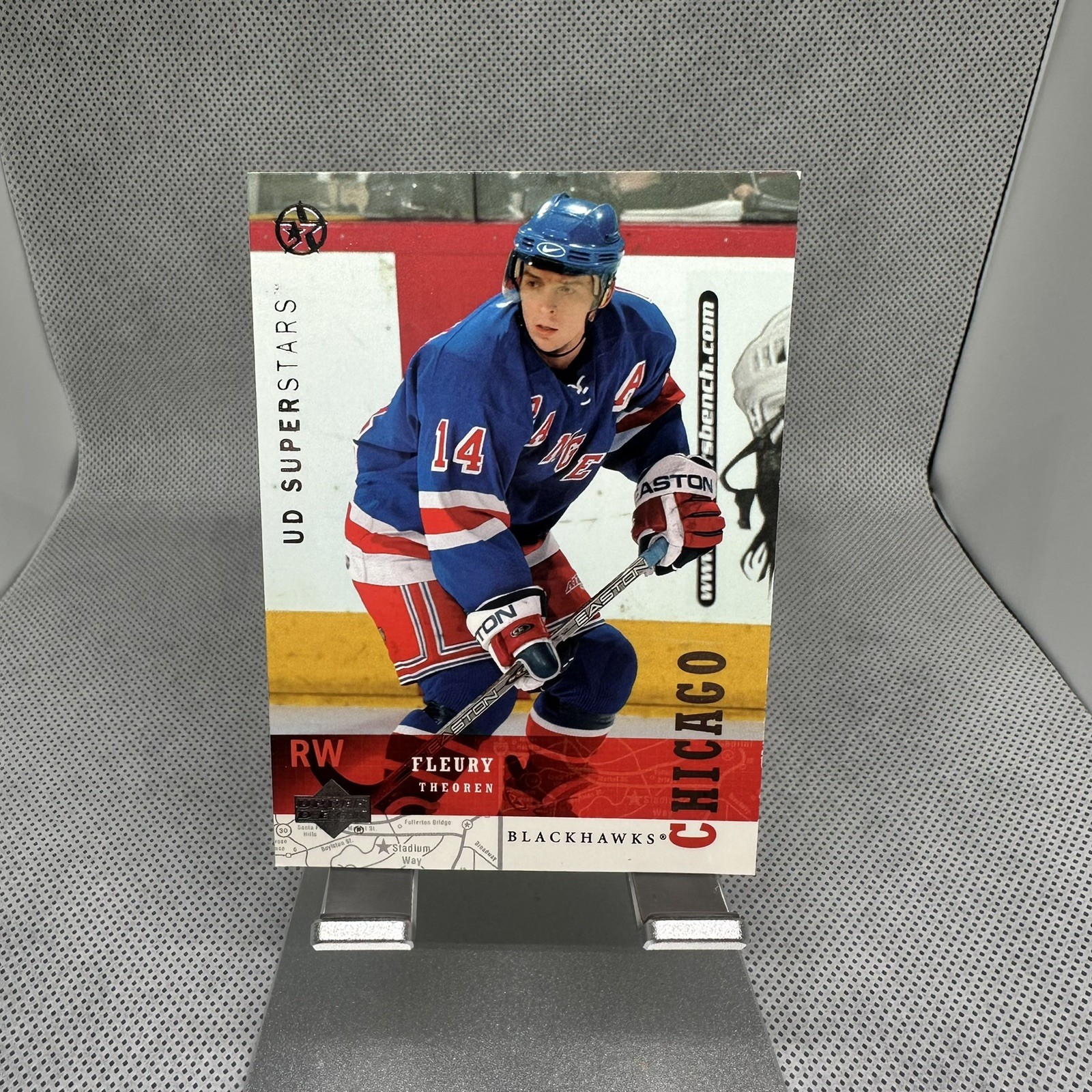2002-03 Upper Deck UD Superstars Theoren Fleury #53 Chicago Blackhawks