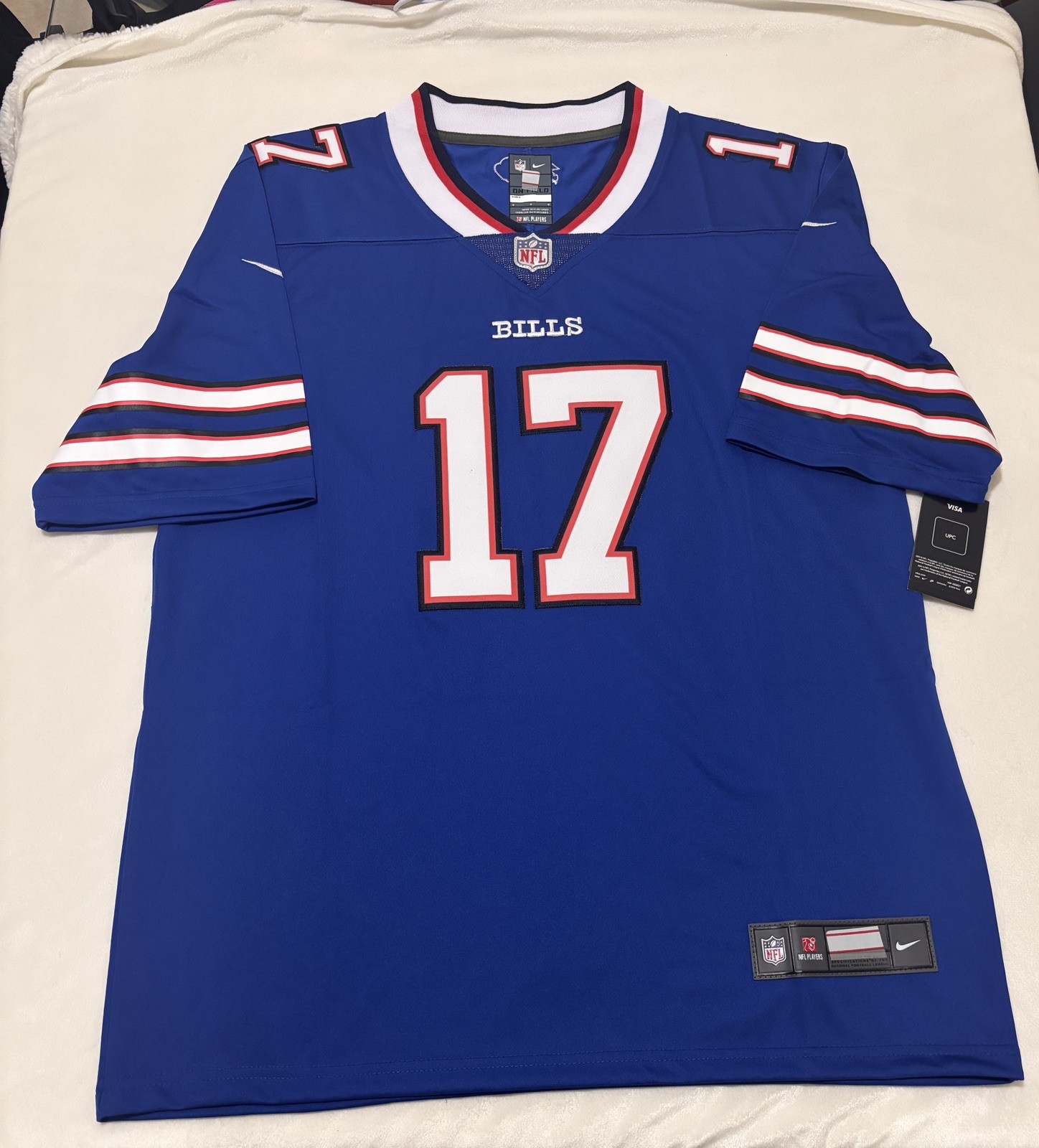 Men\'s Buffalo Bills Josh Allen #17 Blue Jersey Size Medium New Men\'s Buffalo Bills Josh Allen #17 Blue Jersey Size Medium New