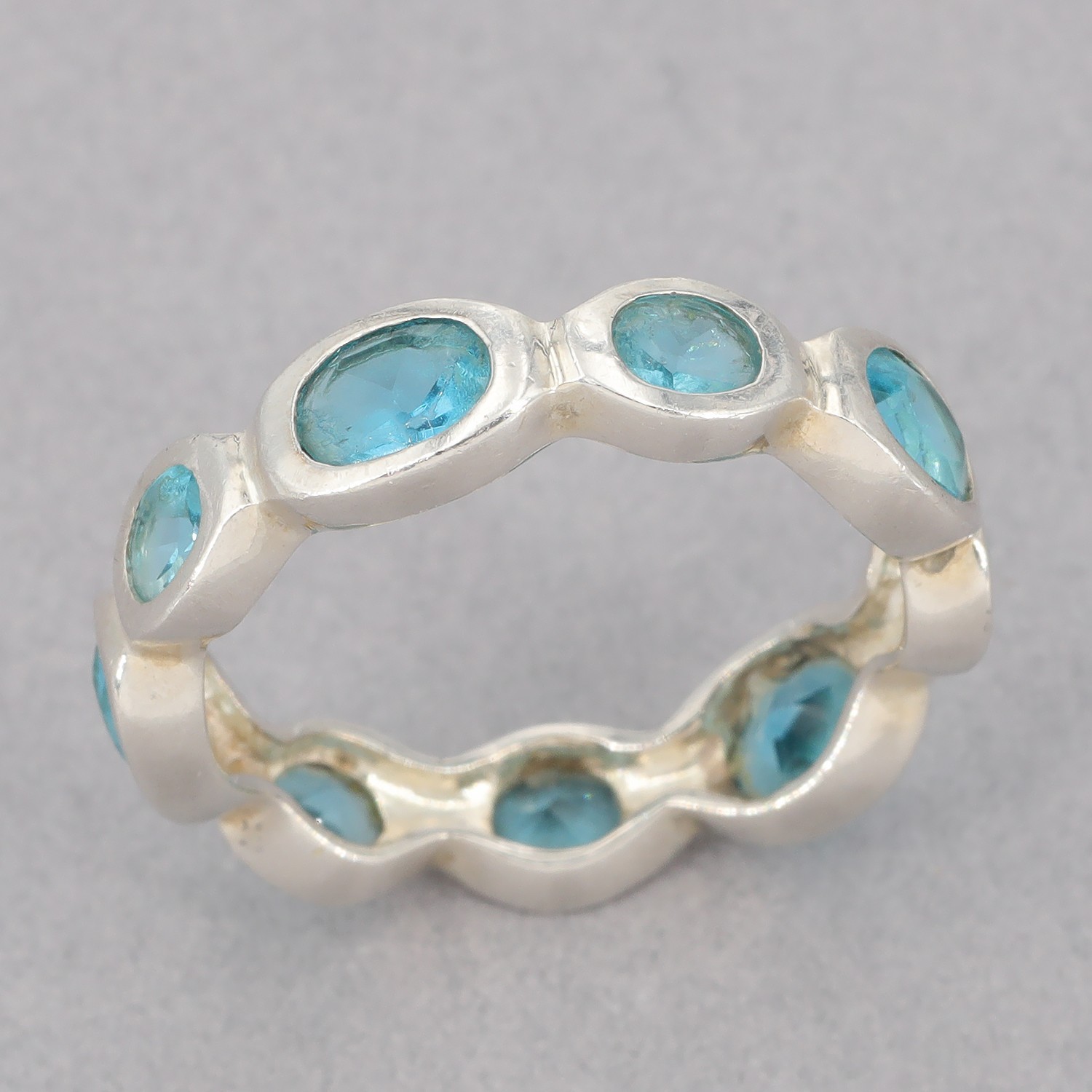 Retired Silpada Sterling Silver Blue Glass NORTHERN LIGHTS Ring R2280 Size 7 Retired Silpada Sterling Silver Blue Glass NORTHERN LIGHTS Ring R2280 Size 7