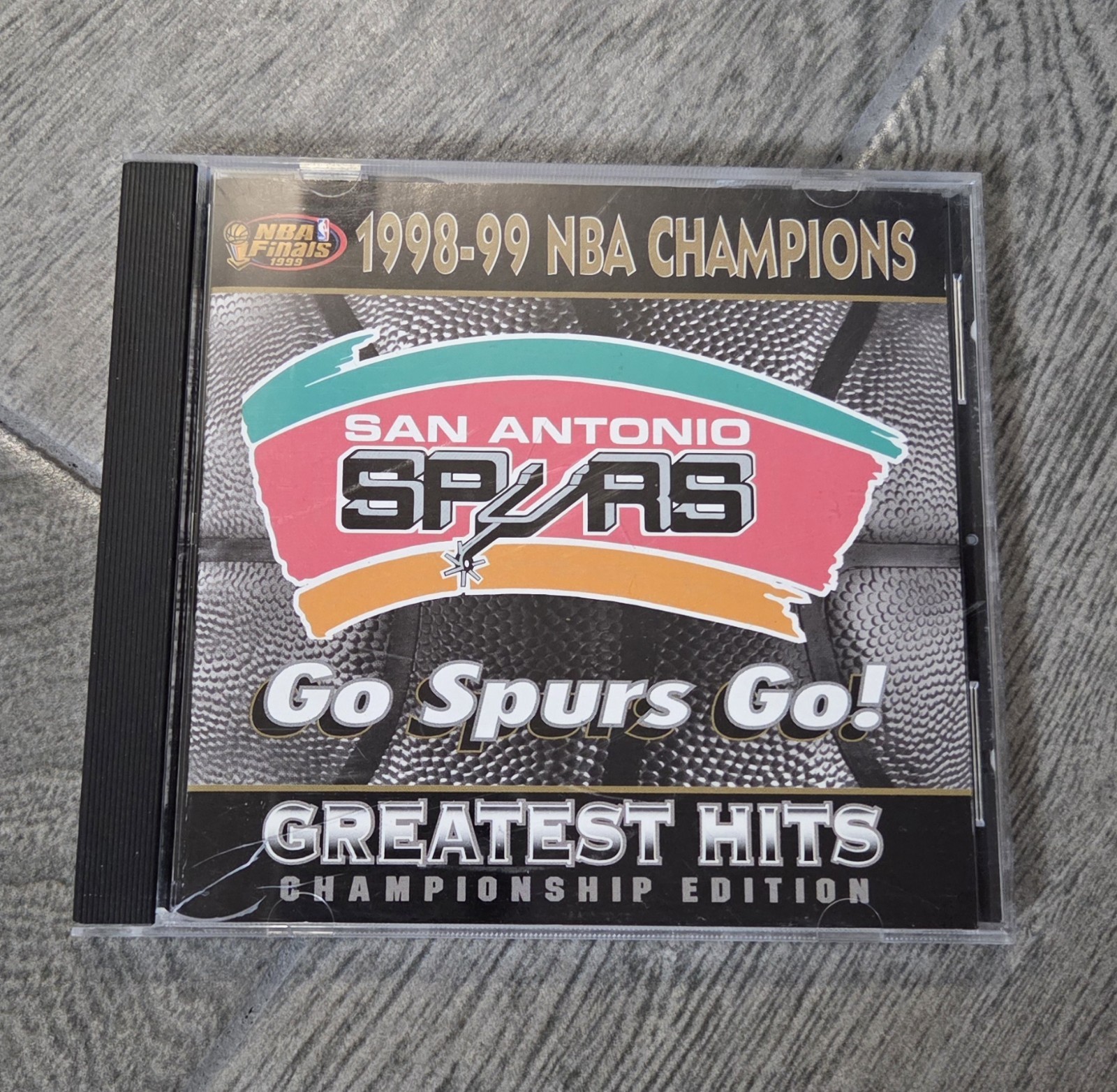 Vintage 1998-99 NBA Championship San Antonio Spurs Greatest Hits CD VTG Vintage 1998-99 NBA Championship San Antonio Spurs Greatest Hits CD VTG