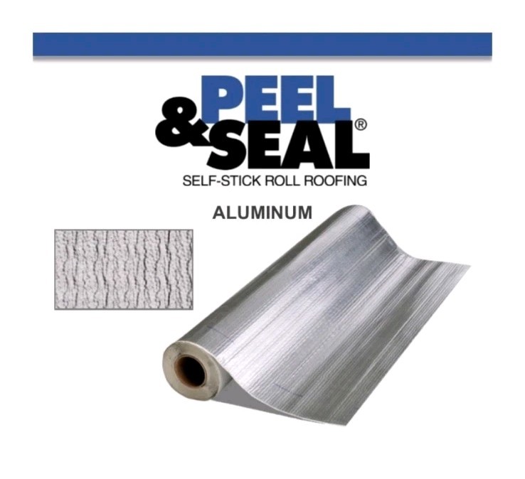 MFM Peel & Seal 36 In. X 33-1/2 Ft. White Aluminum Roofing Membrane 50W36 MFM