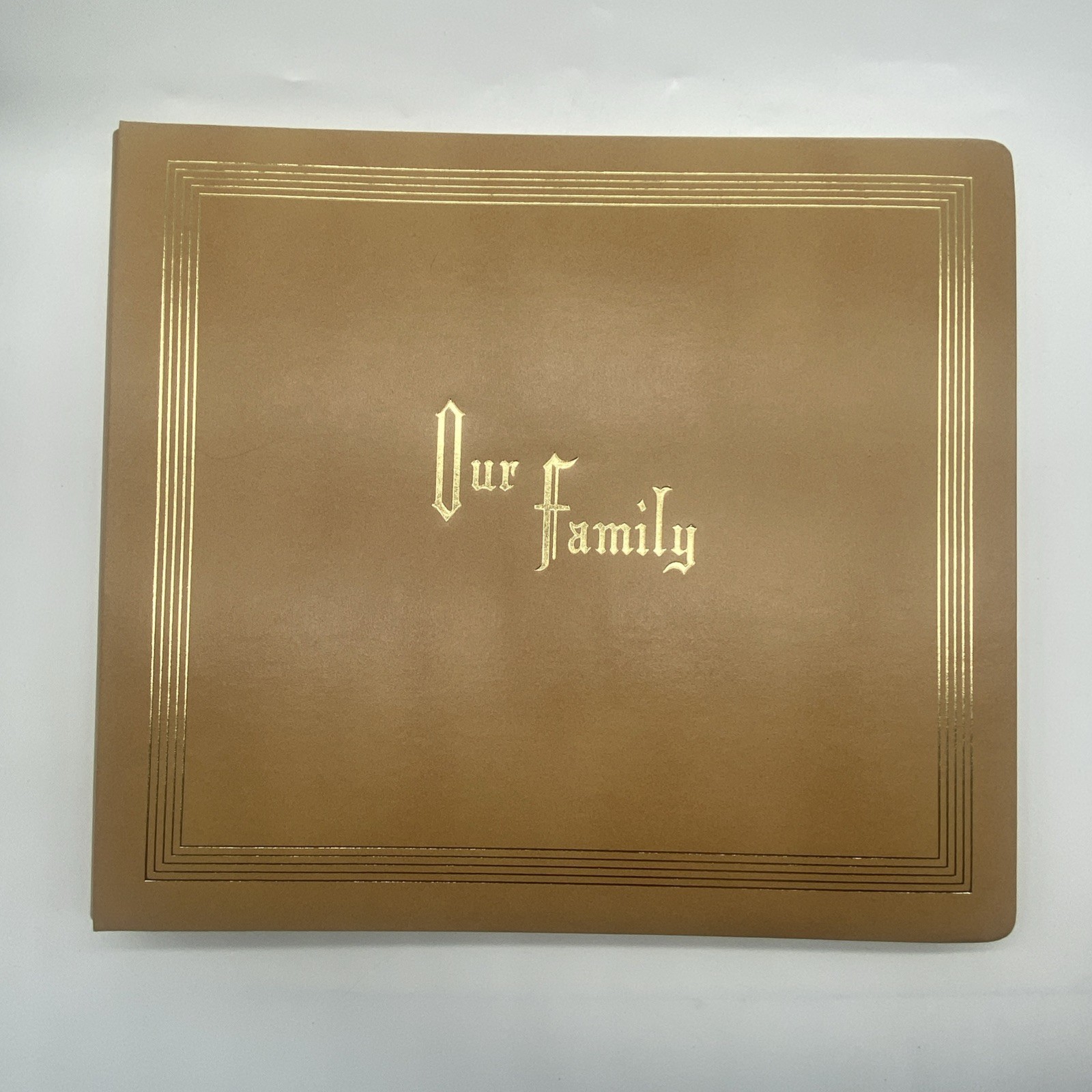 Vintage Our Family Scrapbook With Original Box Unused