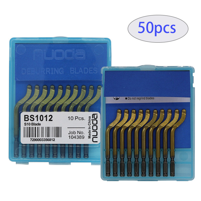 50pc-Professional Burr Trimming Cutter Handheld Deburring Tool 10 Blades BS1012