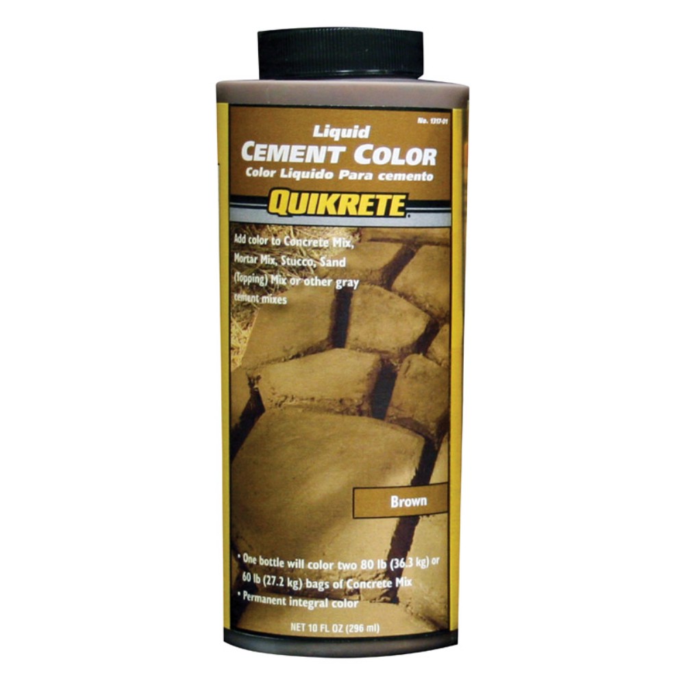 Quikrete 1317-01 Brown Highly Durable Liquid Cement Color 10 oz.