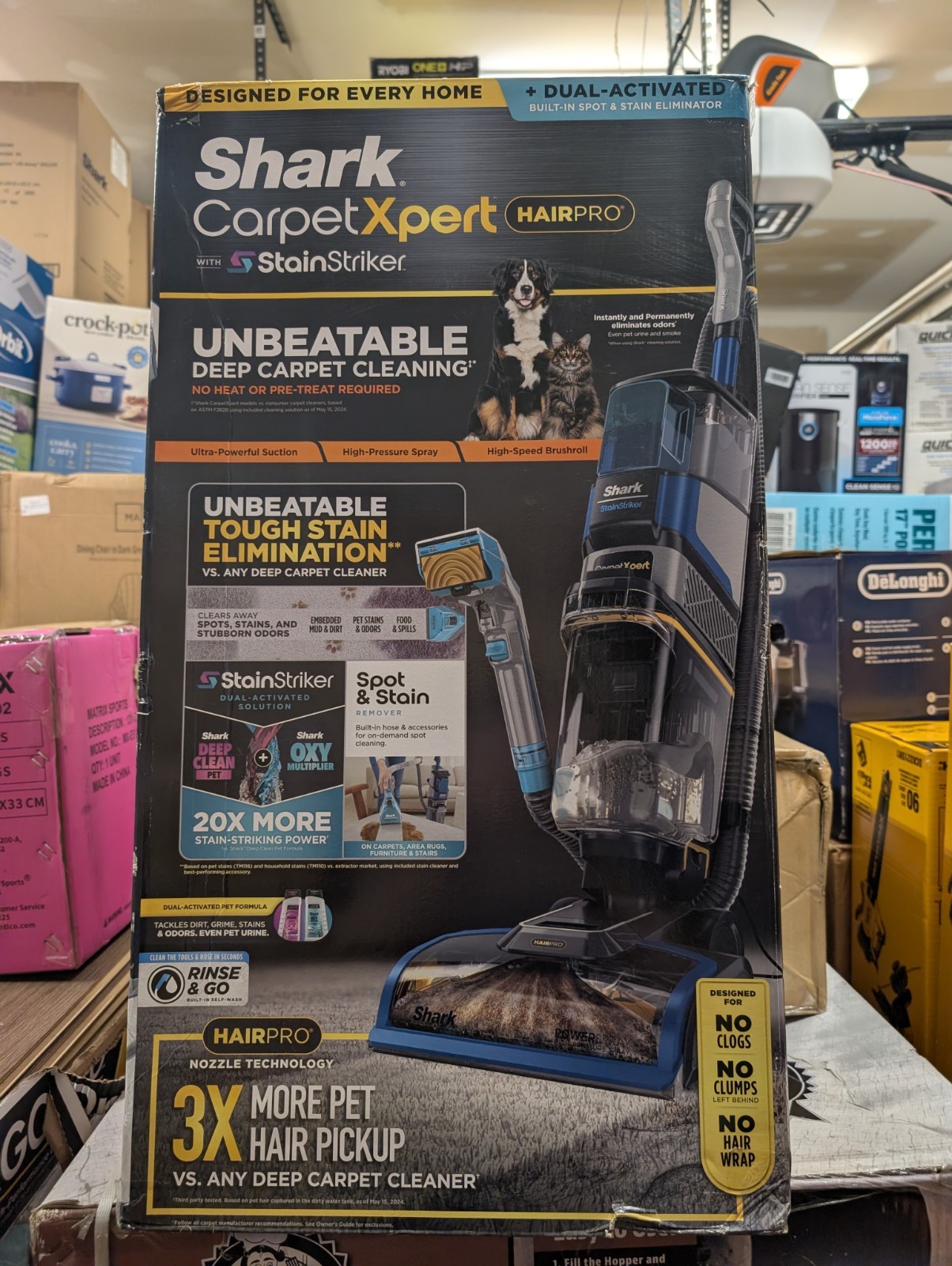 used Shark CarpetXpert HairPro with StainStriker, Deep Carpet, Rug & Upholstery