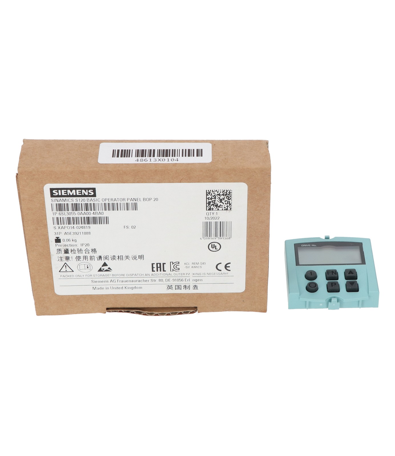Siemens 6SL3055-0AA00-4BA0 New NFP