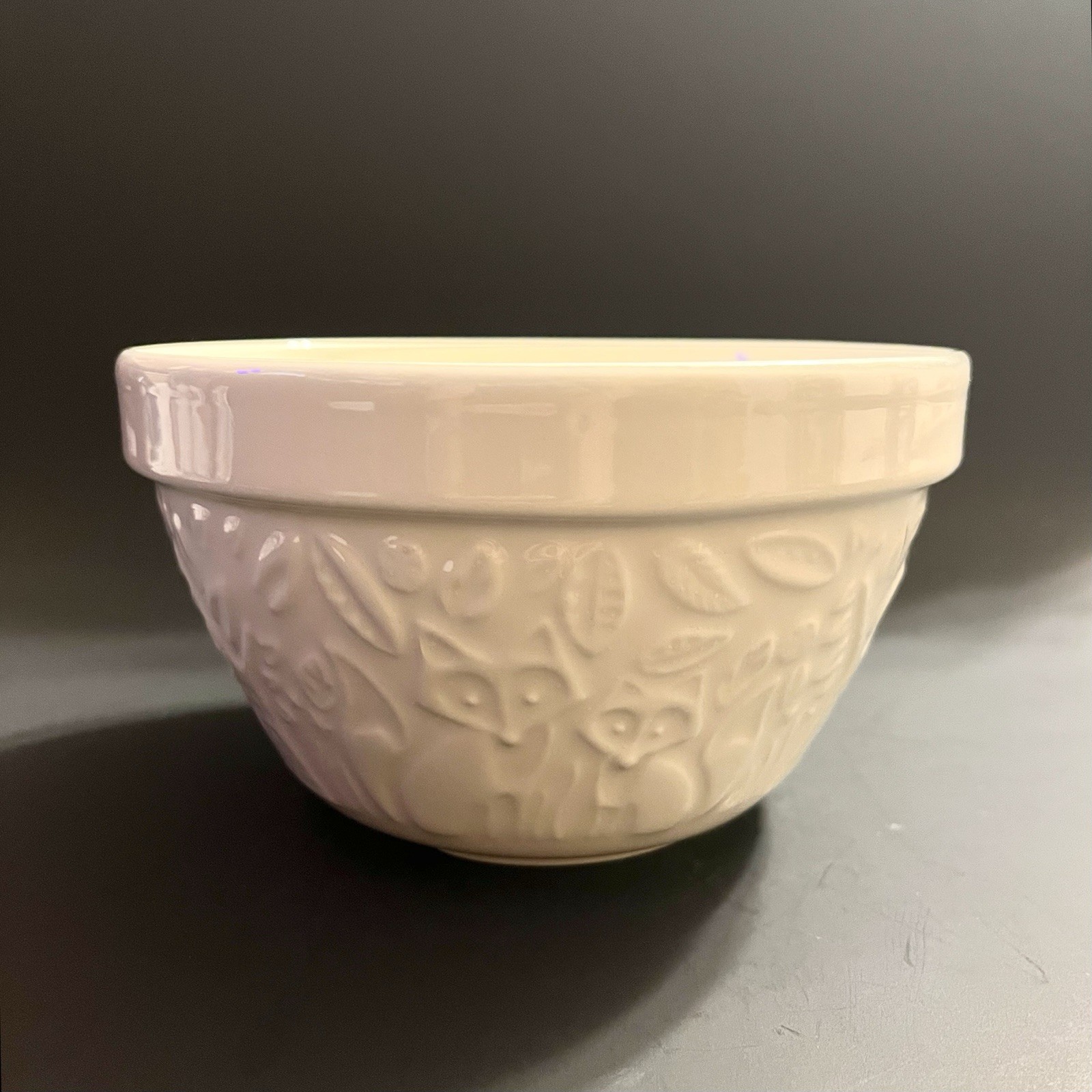 Mason Cash In the Forest S36 900ml 30oz FOX All Purpose Bowl Pudding Basin CREAM