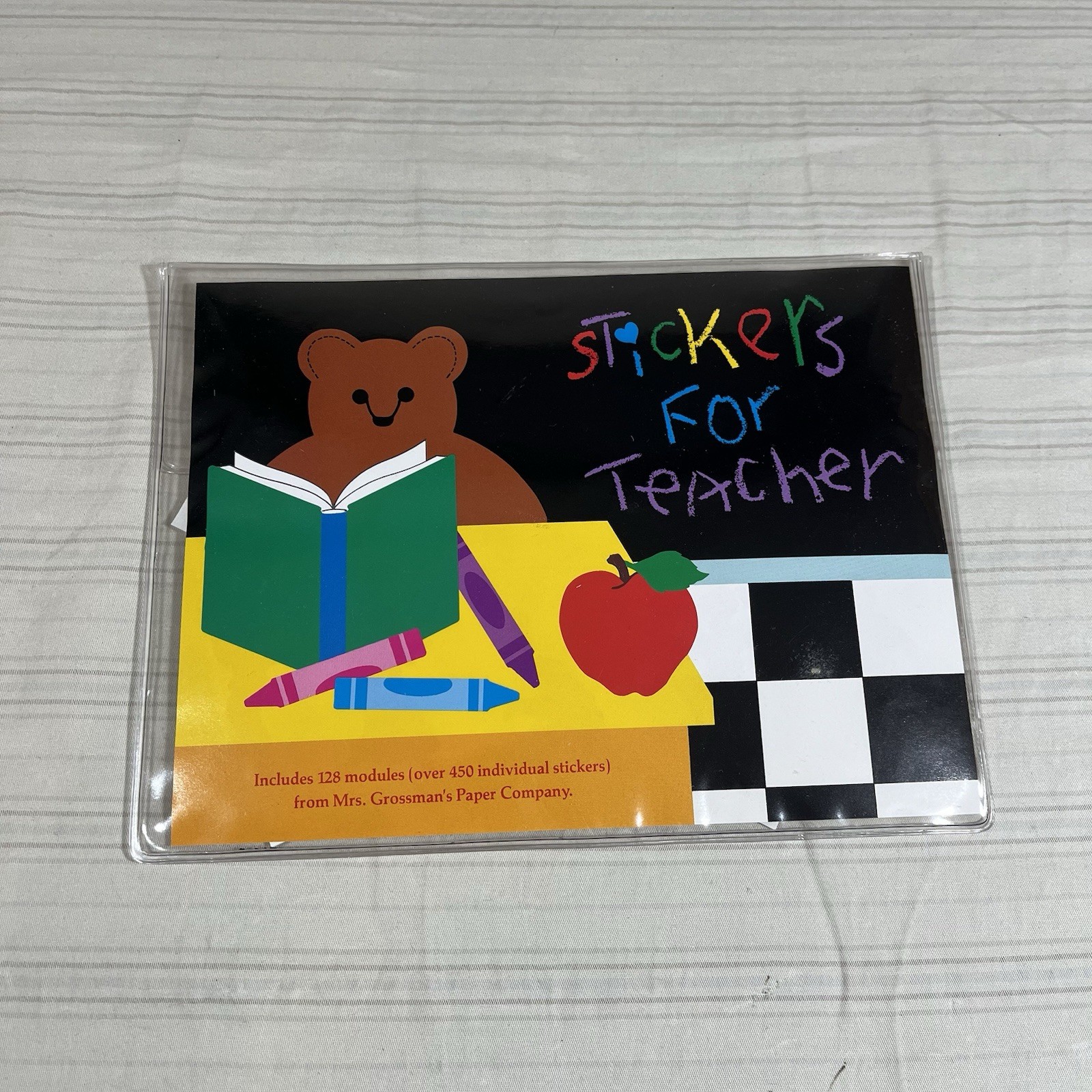 Vintage 1989 Mrs. Grossman’s Stickers for Teacher Pack Bundle NOS Sealed RARE Vintage 1989 Mrs. Grossman’s Stickers for Teacher Pack Bundle NOS Sealed RARE