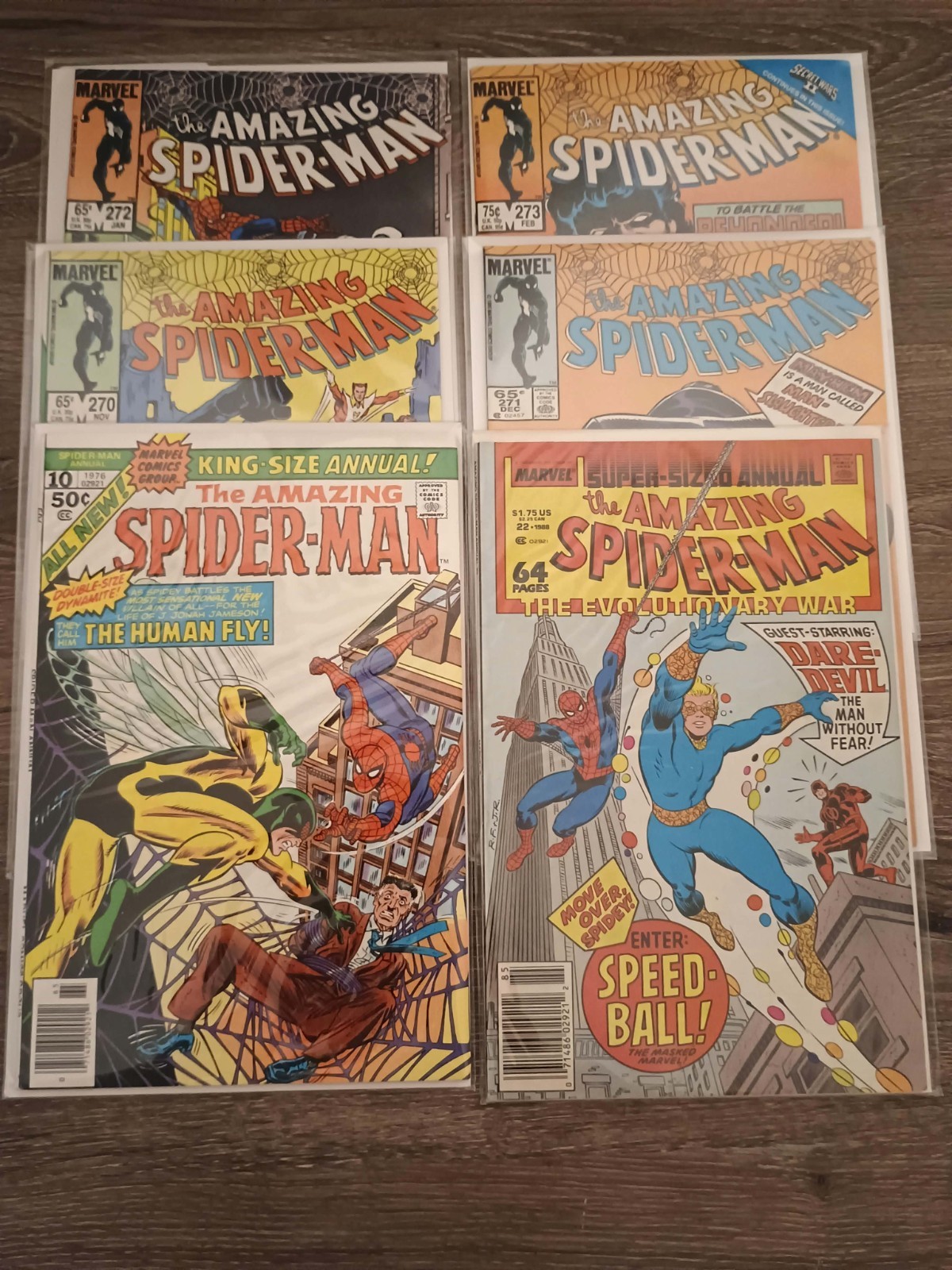 Vintage Bronze & Copper Age Marvel Comics Lot: The Amazing Spider-Man + Keys
