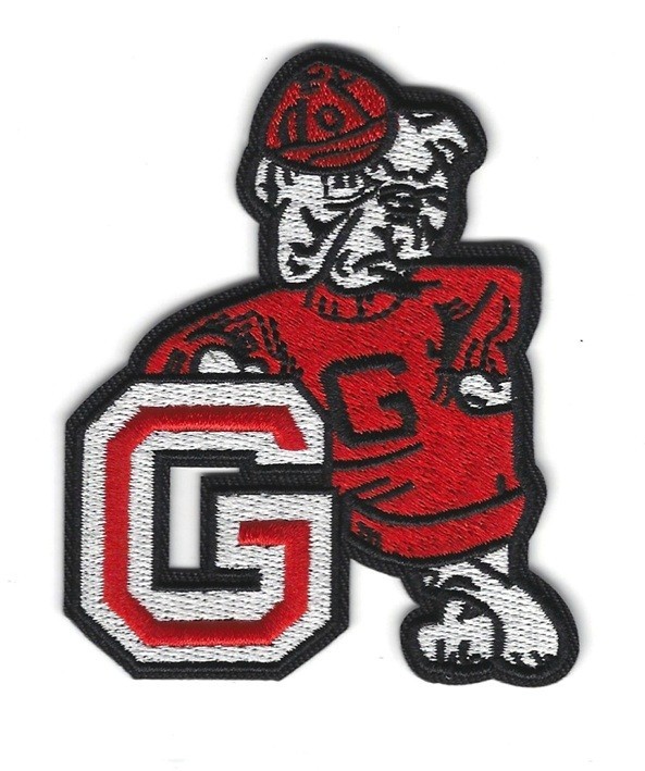 Georgia Bulldogs Football College Sports Iron On Patches