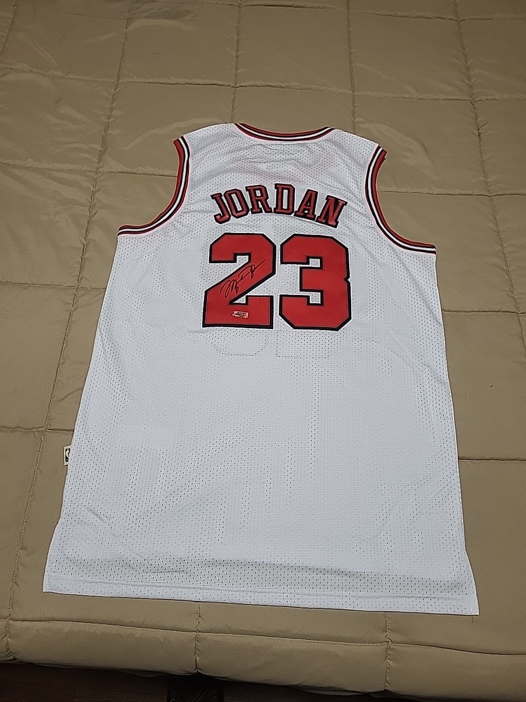 MICHAEL JORDAN Uniform #23 Hand-Signed Auto Hardwood Classics Jersey W/COA BULLS