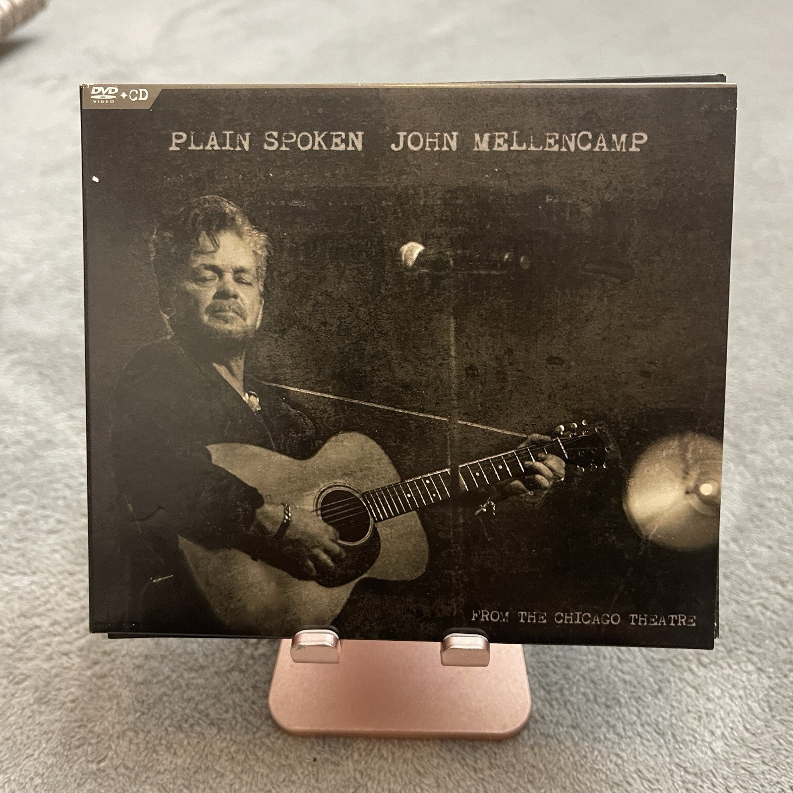 JOHN MELLENCAMP PLAIN SPOKEN-FROM THE CHICAGO THEATRE CD & DVD Booklet JOHN MELLENCAMP PLAIN SPOKEN-FROM THE CHICAGO THEATRE CD & DVD Booklet