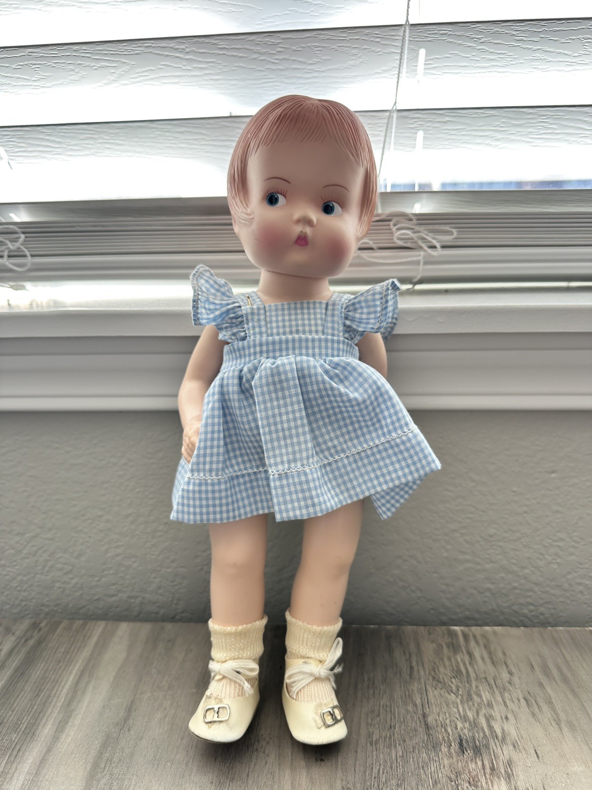 Vintage Effanbee\'s Patsy Doll Durable Doll With Tags Blue Dress Vintage Effanbee\'s Patsy Doll Durable Doll With Tags Blue Dress