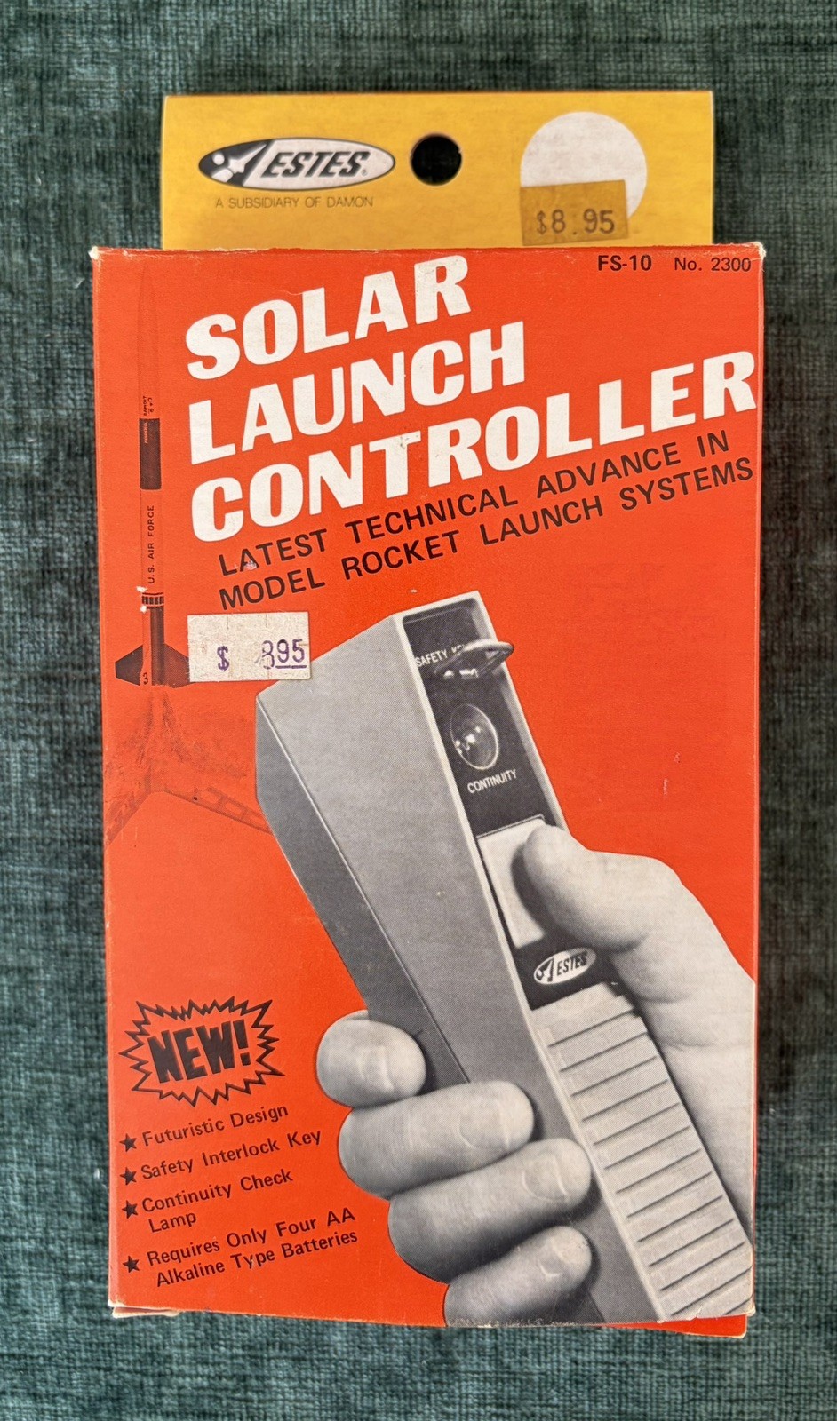 Vintage Estes Model Rocket Solar Launch Controller FS-10 No 2300 New NIB Sealed