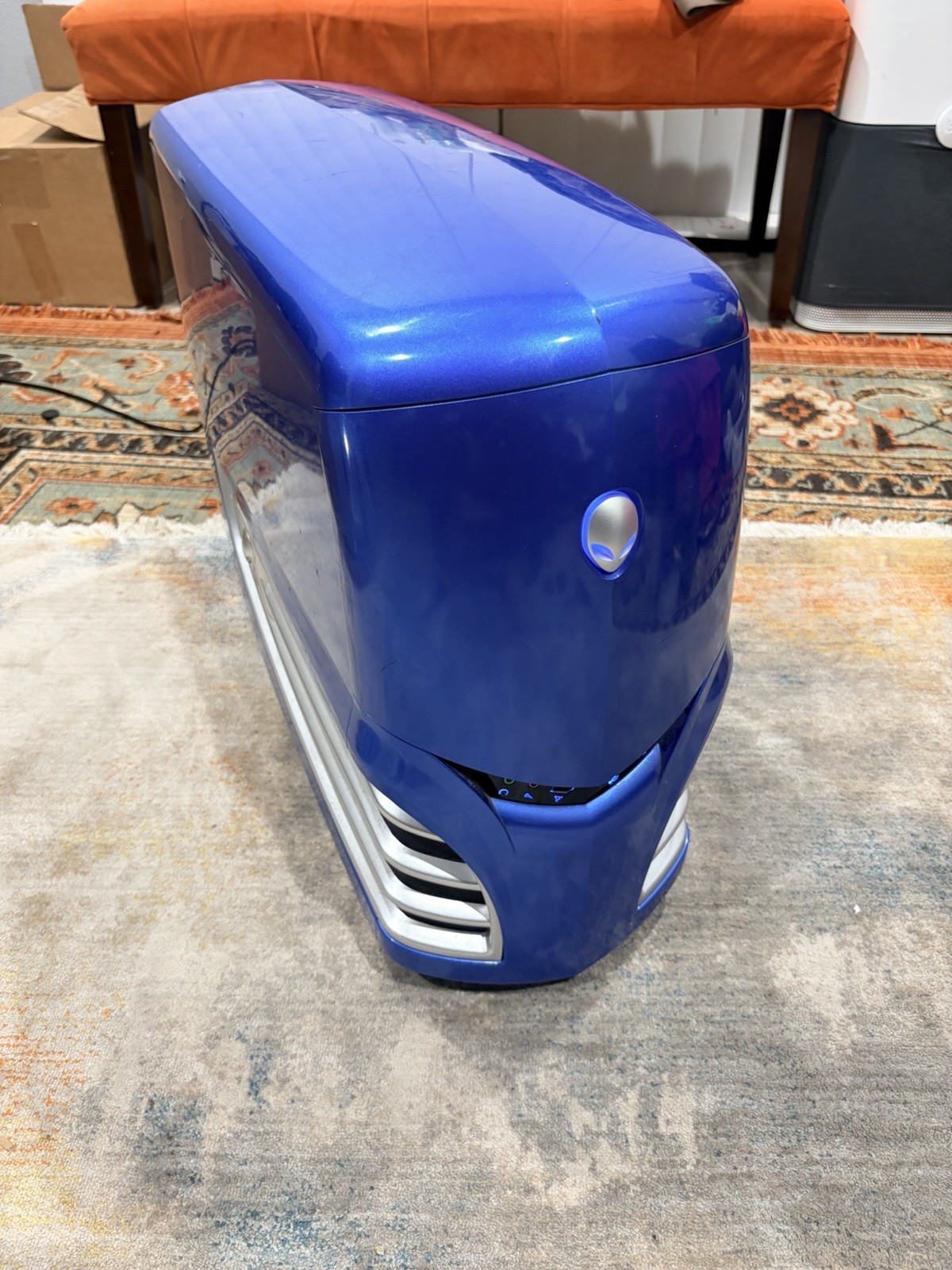 Rare Alienware Area 51 7500 Complete Computer Tested Rare Blue Case Rare Alienware Area 51 7500 Complete Computer Tested Rare Blue Case