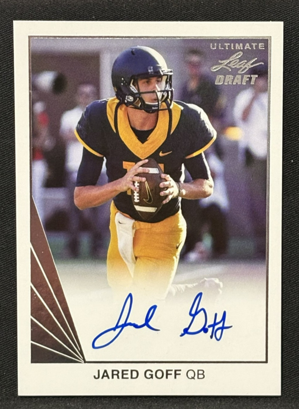 2016 Leaf Ultimate Draft Jared Goff Signatures Rookie Auto #GLRJG1 Golden Bears 2016 Leaf Ultimate Draft Jared Goff Signatures Rookie Auto #GLRJG1 Golden Bears