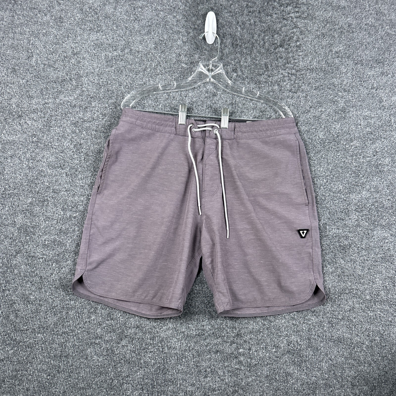 Vissla Swim Shorts Mens 34 Purple Hybrid Board Trunks Stretch Quick Dry Pockets