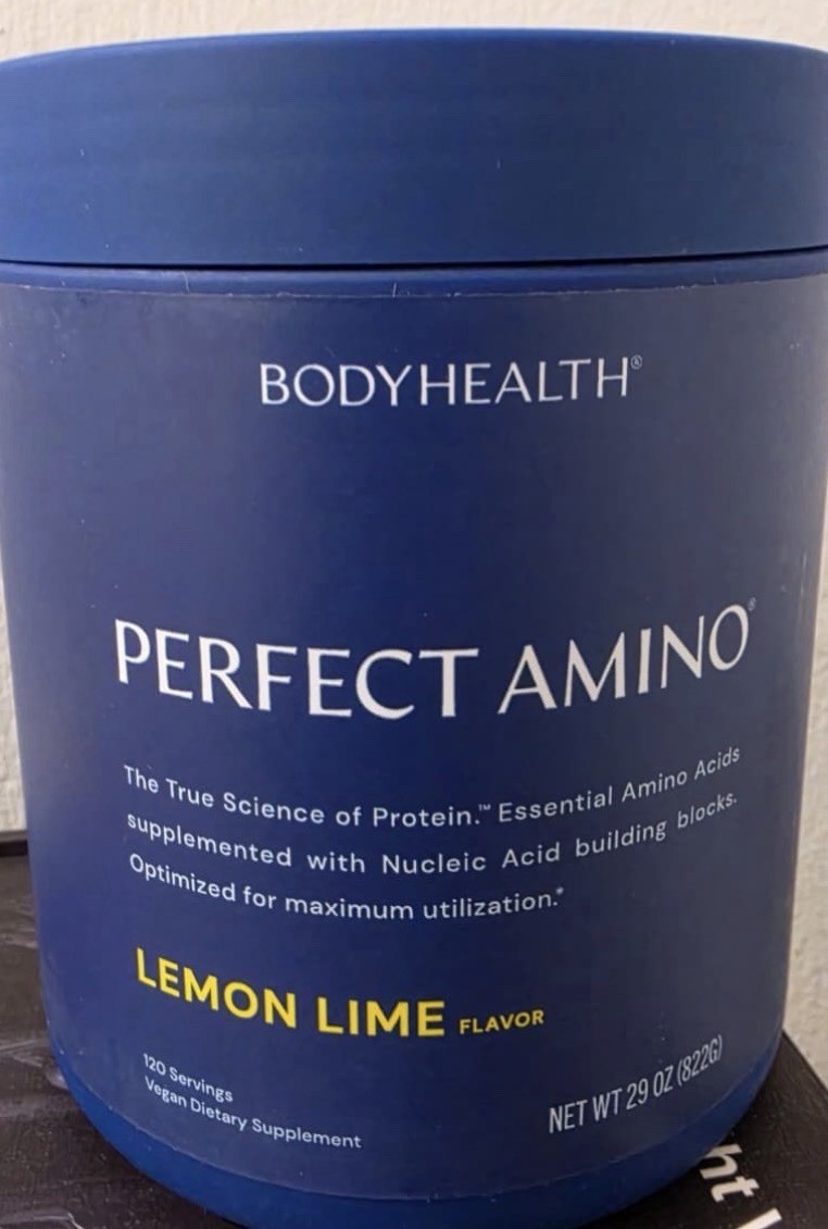 BODYHEALTH Perfect Amino - Lemon Lime Essential Amino Acid Powder, 120 Servings