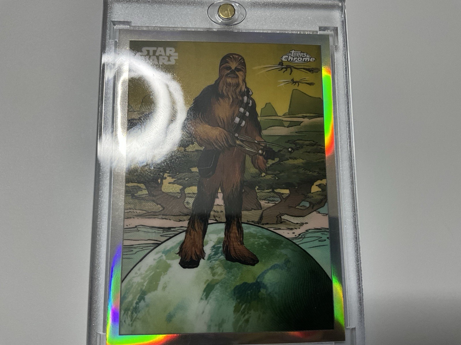 2024 Topps Chrome Star Wars Hyperspace Chewbacca Kashyyk (short Print)
