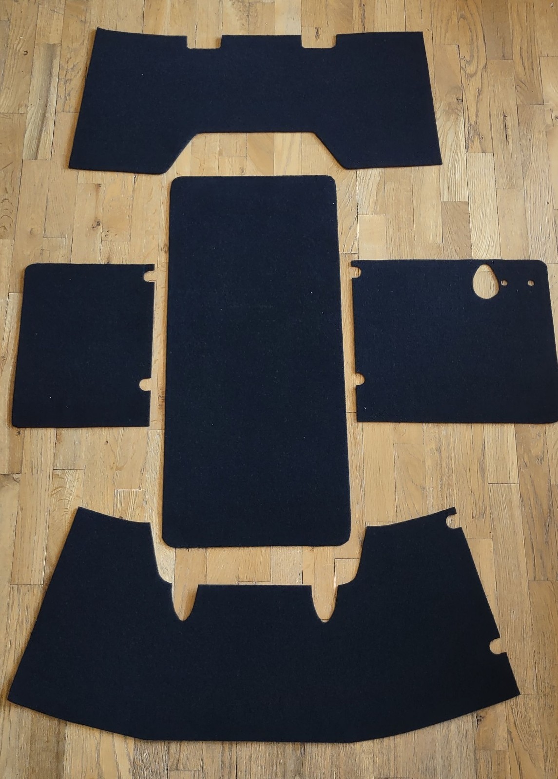 1965-67 Ford Econoline Engine Doghouse 5 Piece Carpet Set