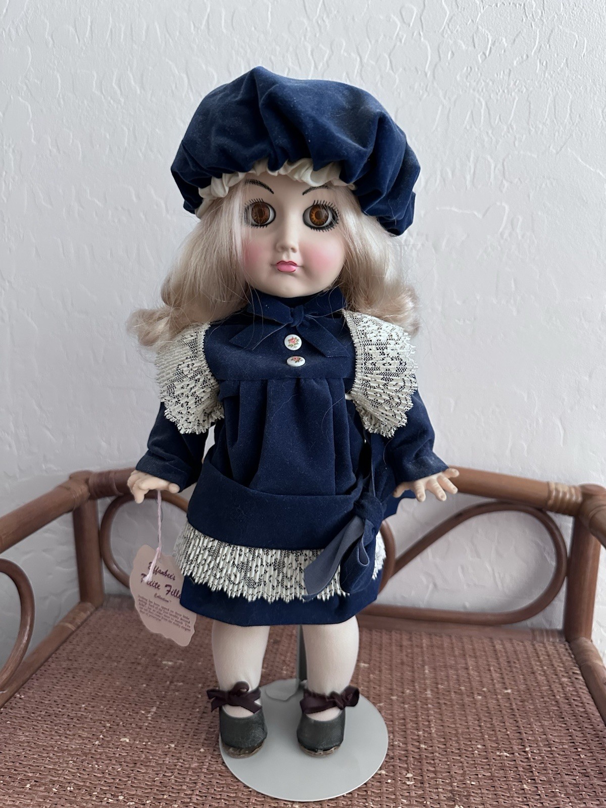 Effanbee’s Petite Filles “Marianne”.  16 “ Tall. Blonde Hair. Brown Eyes. 