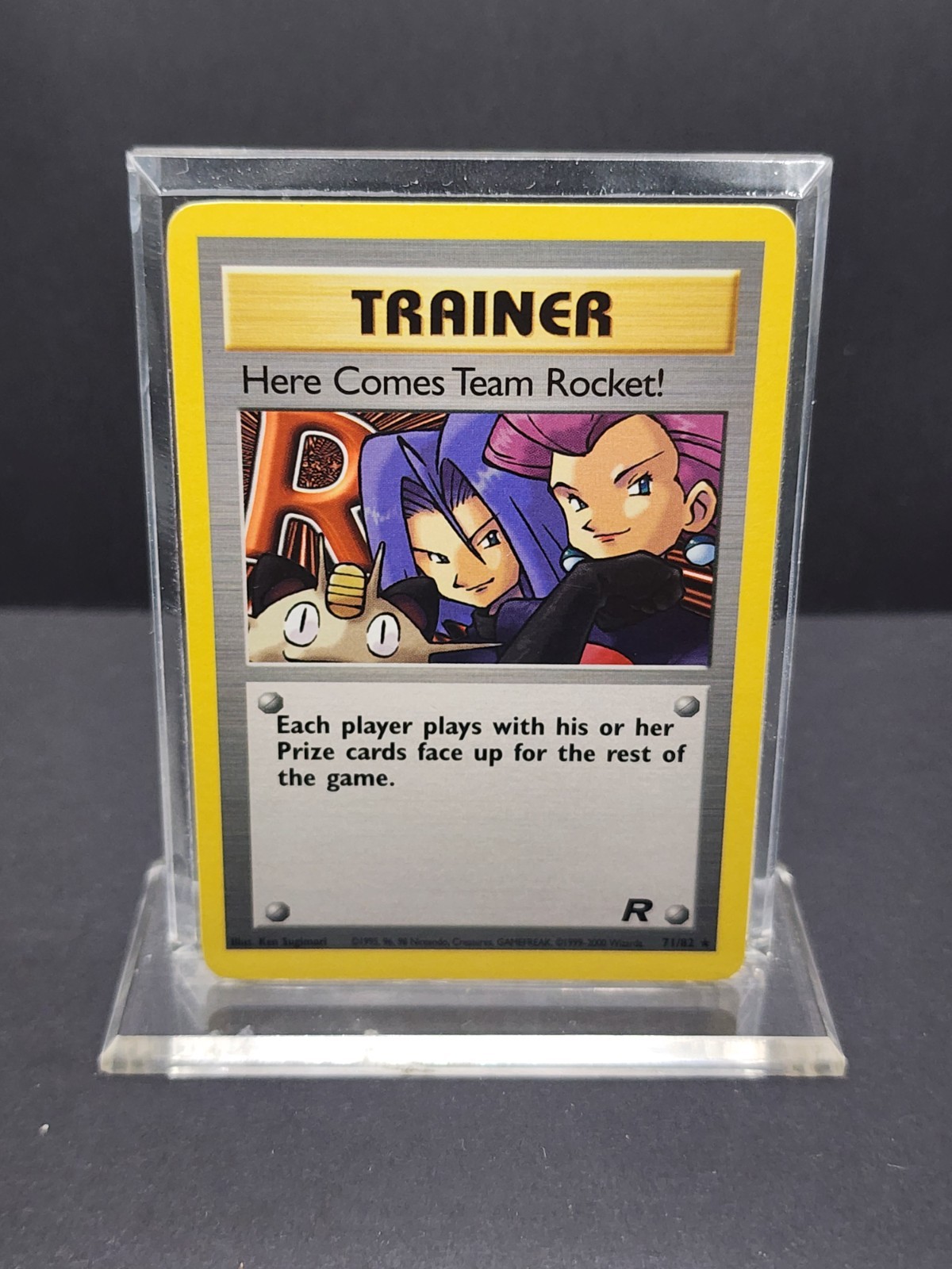 Pokemon Here Comes Team Rocket 71/82 Team Rocket Unlimited Rare WOTC NM Pokemon Here Comes Team Rocket 71/82 Team Rocket Unlimited Rare WOTC NM