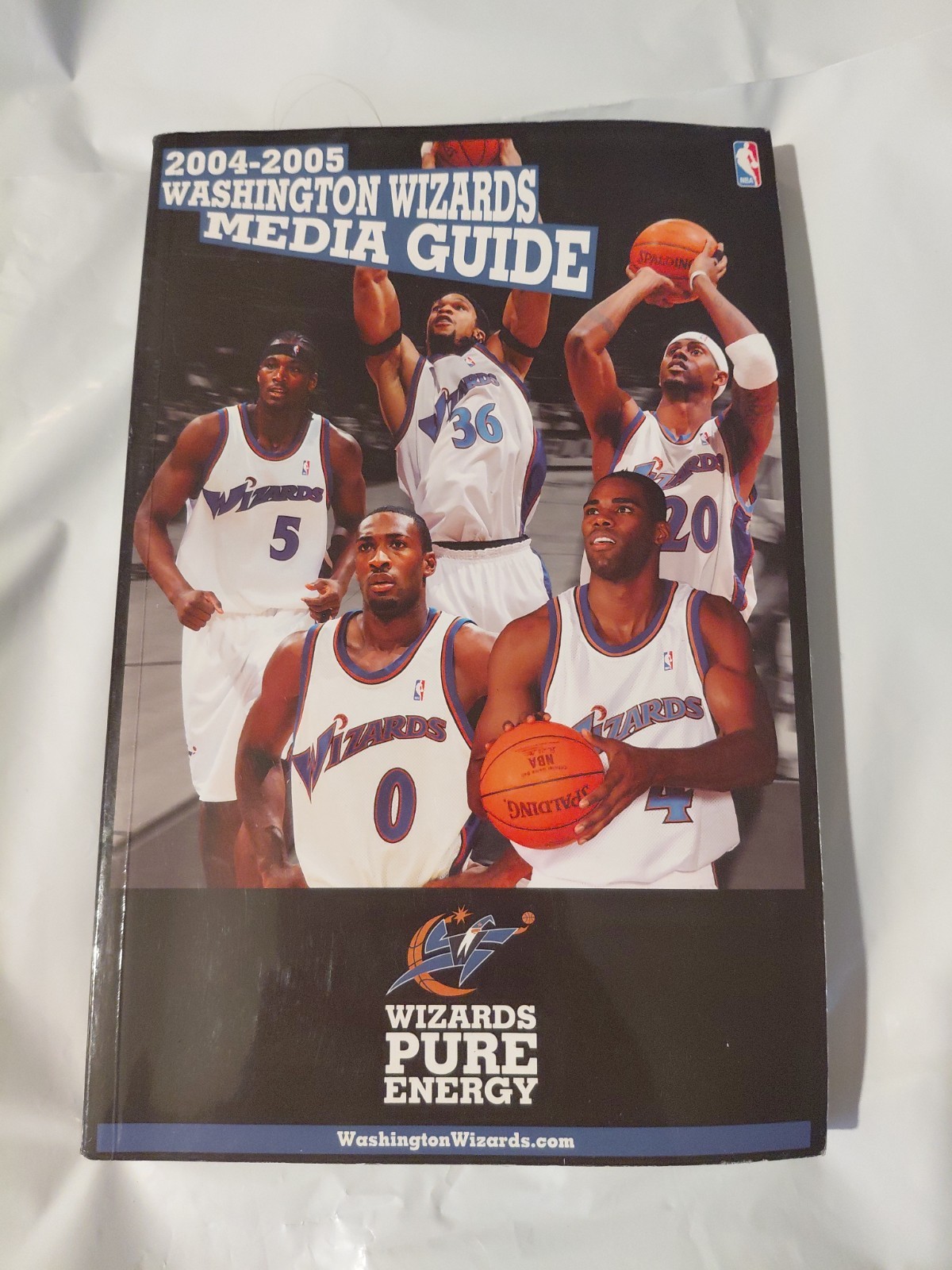 Washington Wizards 2004-2005 NBA Basketball Media Guide Pure Energy