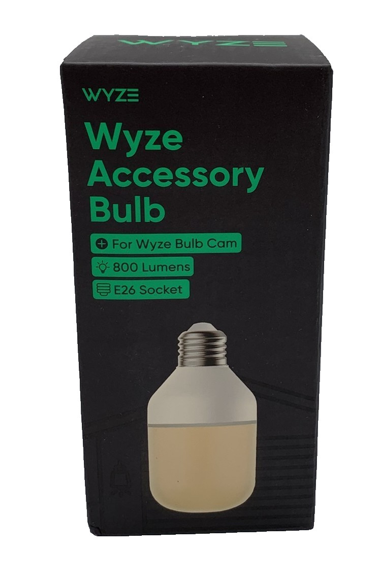 WYZE Accessory Bulb for WYZE Bulb Camera E26 Socket / 800 Lumens / NEW Sealed