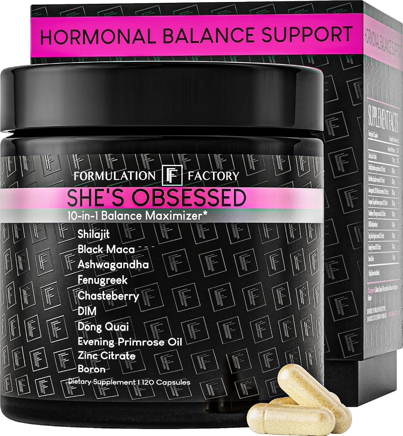 Formulation Factory She\'s Obsessed Hormone Balance Support for Women - 120 ct