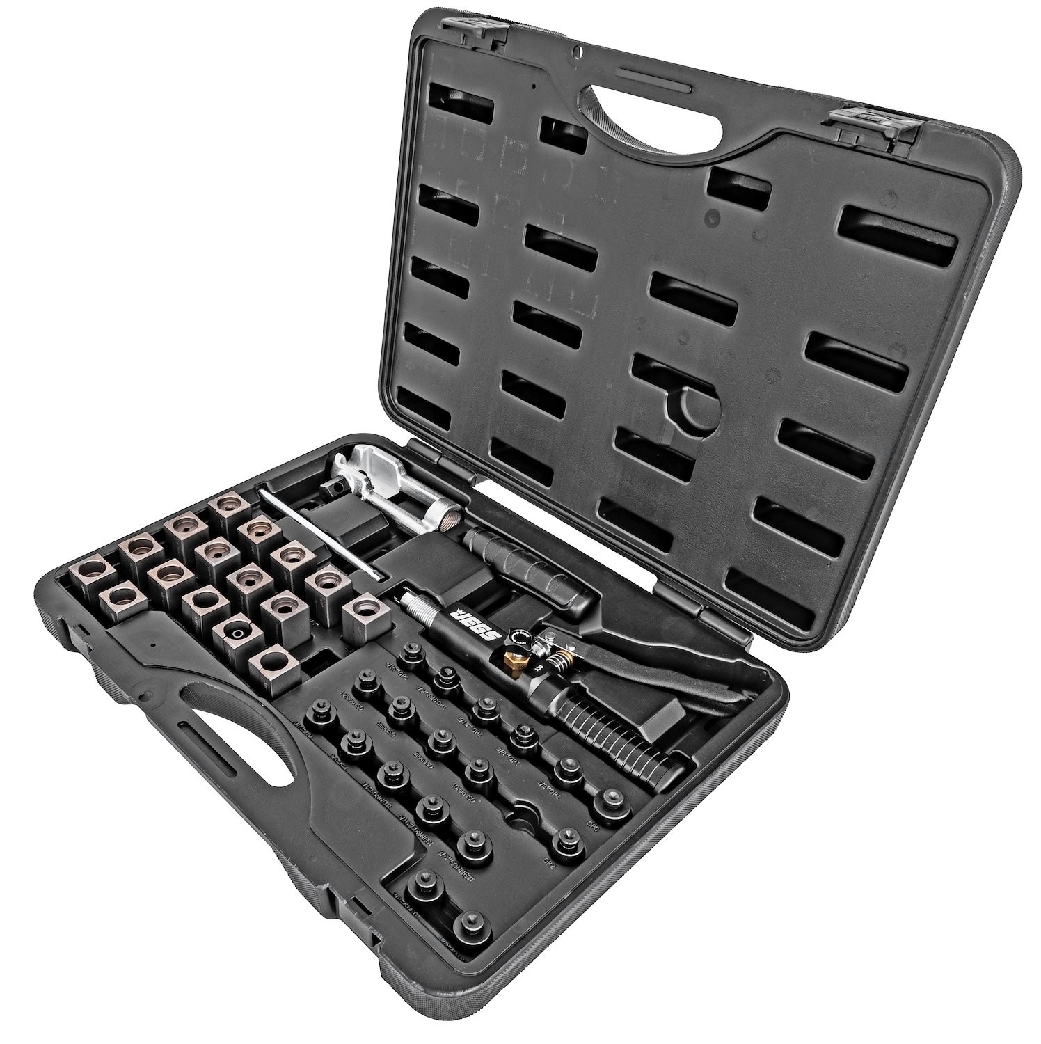 JEGS Universal Hydraulic Flaring Tool for Flaring Brake and Fuel Line Tubing