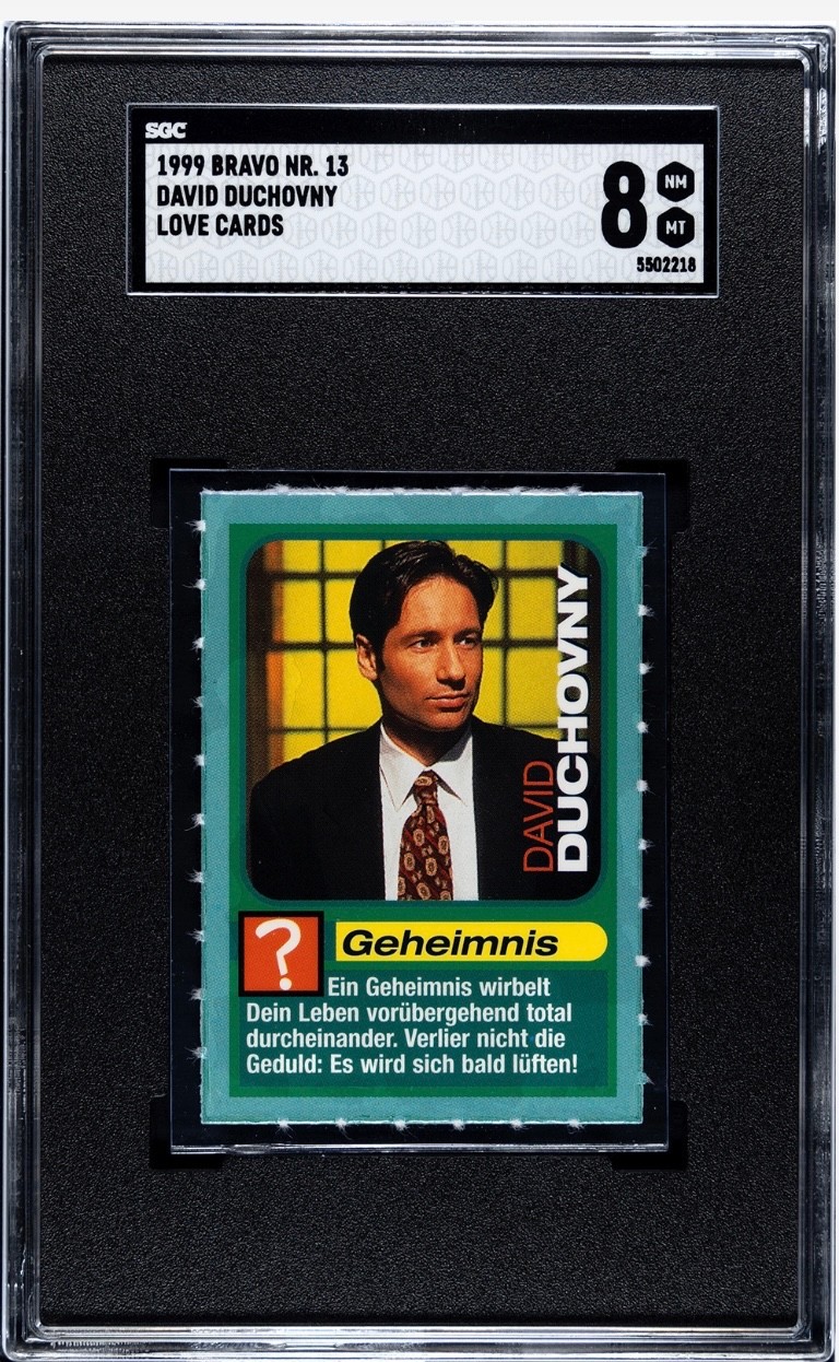 1999 Bravo Magazine Love Cards DAVID DUCHOVNY SGC 8 Pop 1 highest X-Files 1999 Bravo Magazine Love Cards DAVID DUCHOVNY SGC 8 Pop 1 highest X-Files