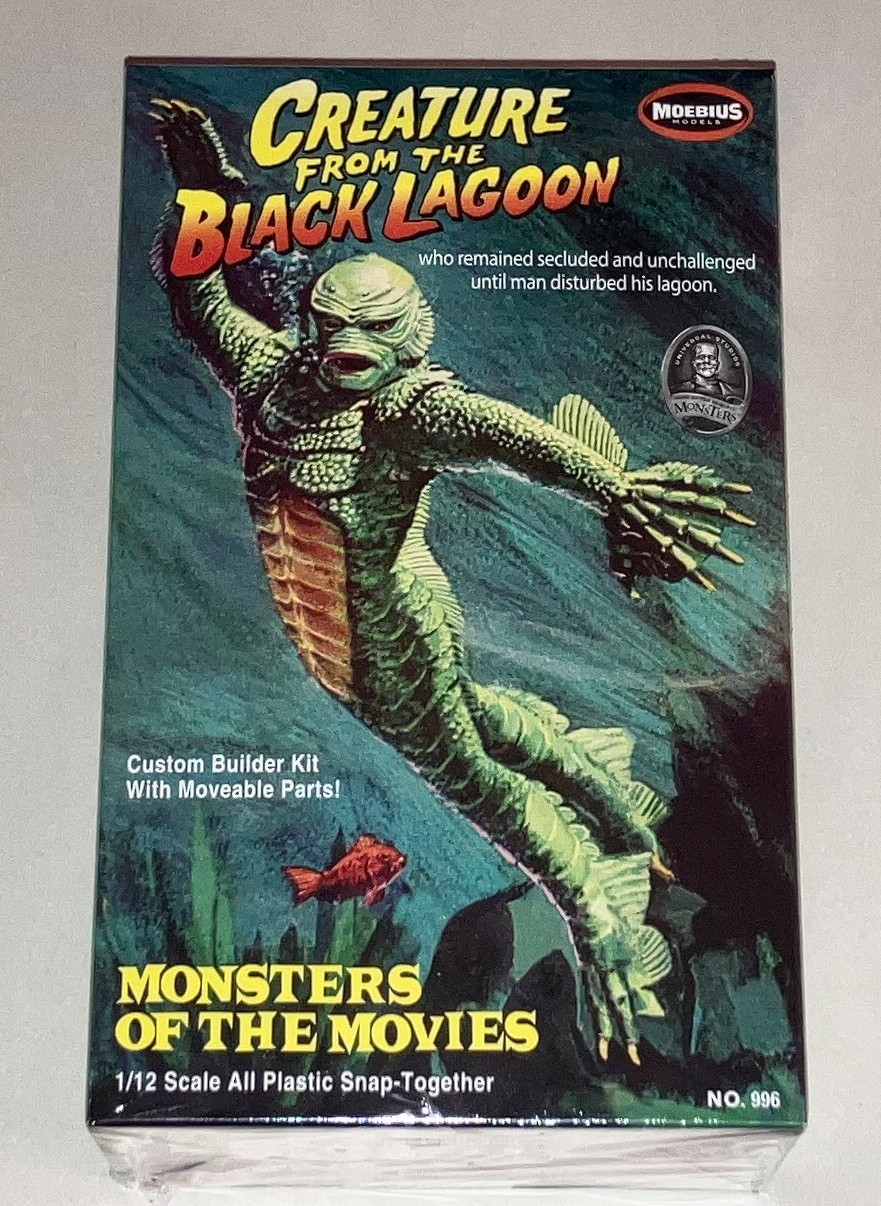 Moebius Creature from the Black Lagoon 1:12 scale Universal figure model kit 996 Moebius Creature from the Black Lagoon 1:12 scale Universal figure model kit 996