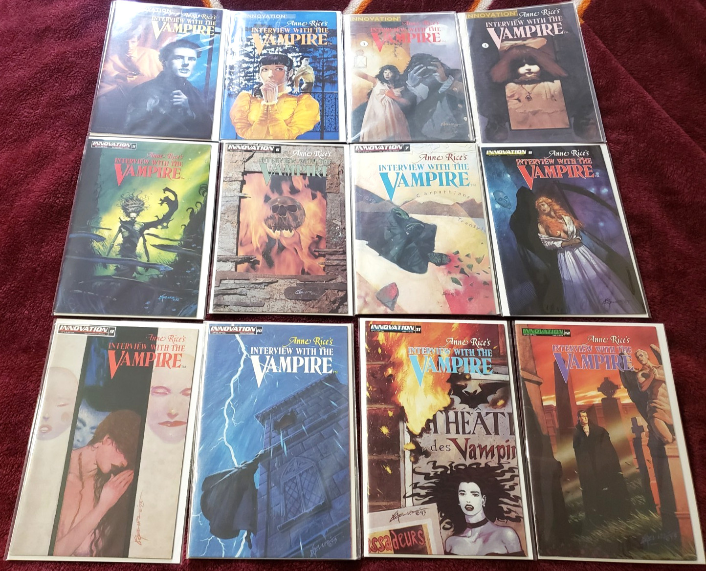 Anne Rice's Interview with the Vampire 1-12 2 3 4 5 6 7 8 9 10 11 run set lot NM Anne Rice's Interview with the Vampire 1-12 2 3 4 5 6 7 8 9 10 11 run set lot NM